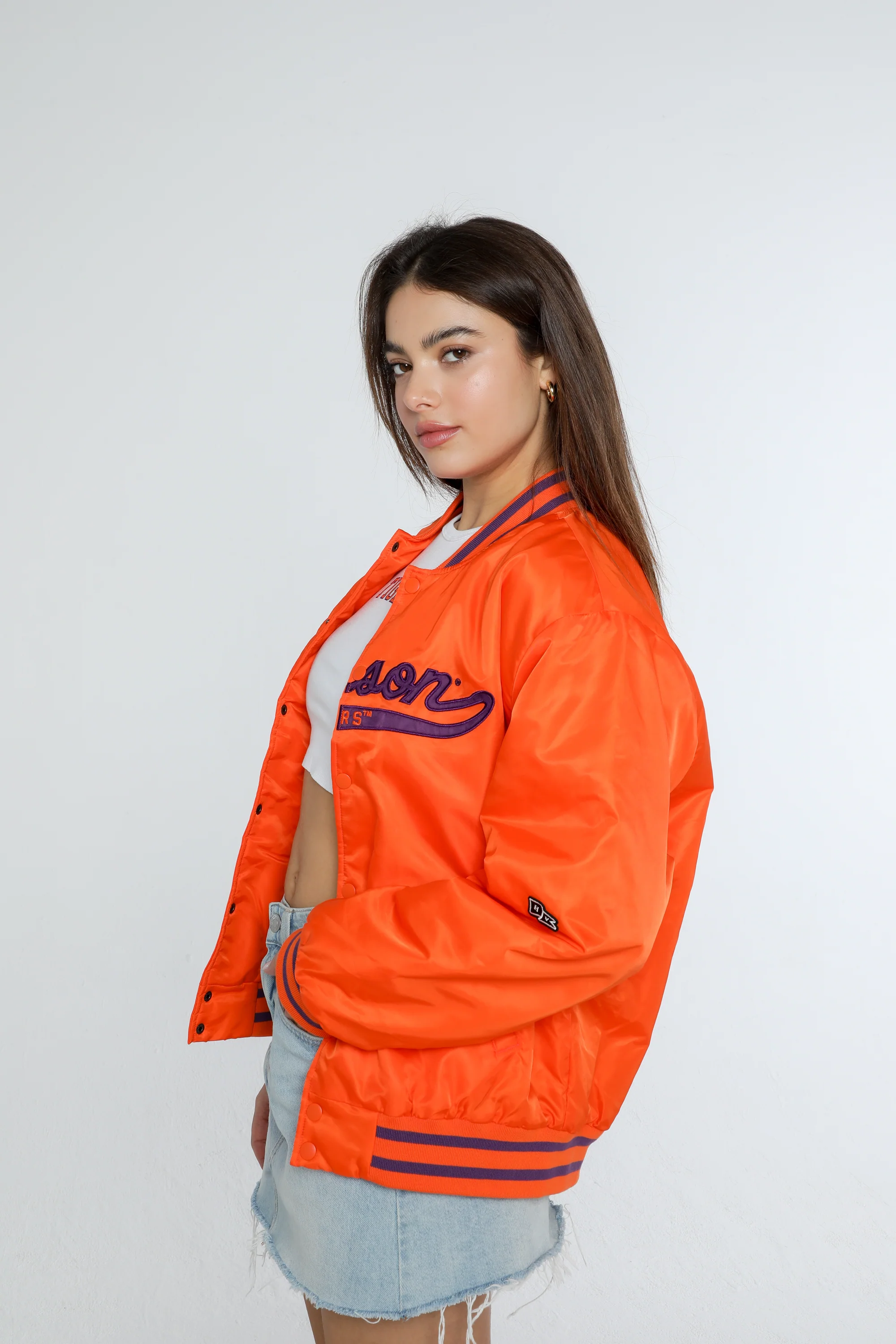 Clemson A-Game Varsity Jacket - Image 4