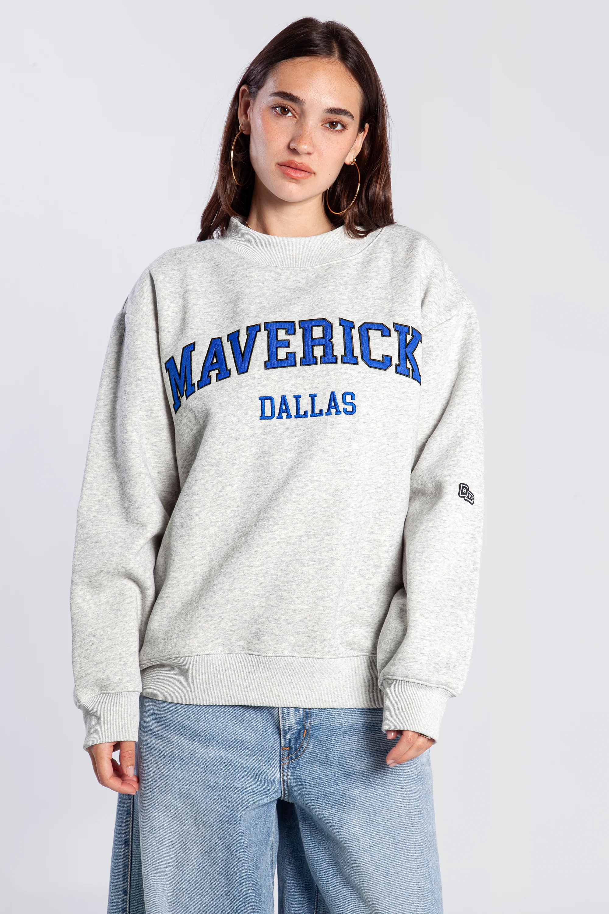 Dallas Mavericks Mock Neck Crewneck - Image 2