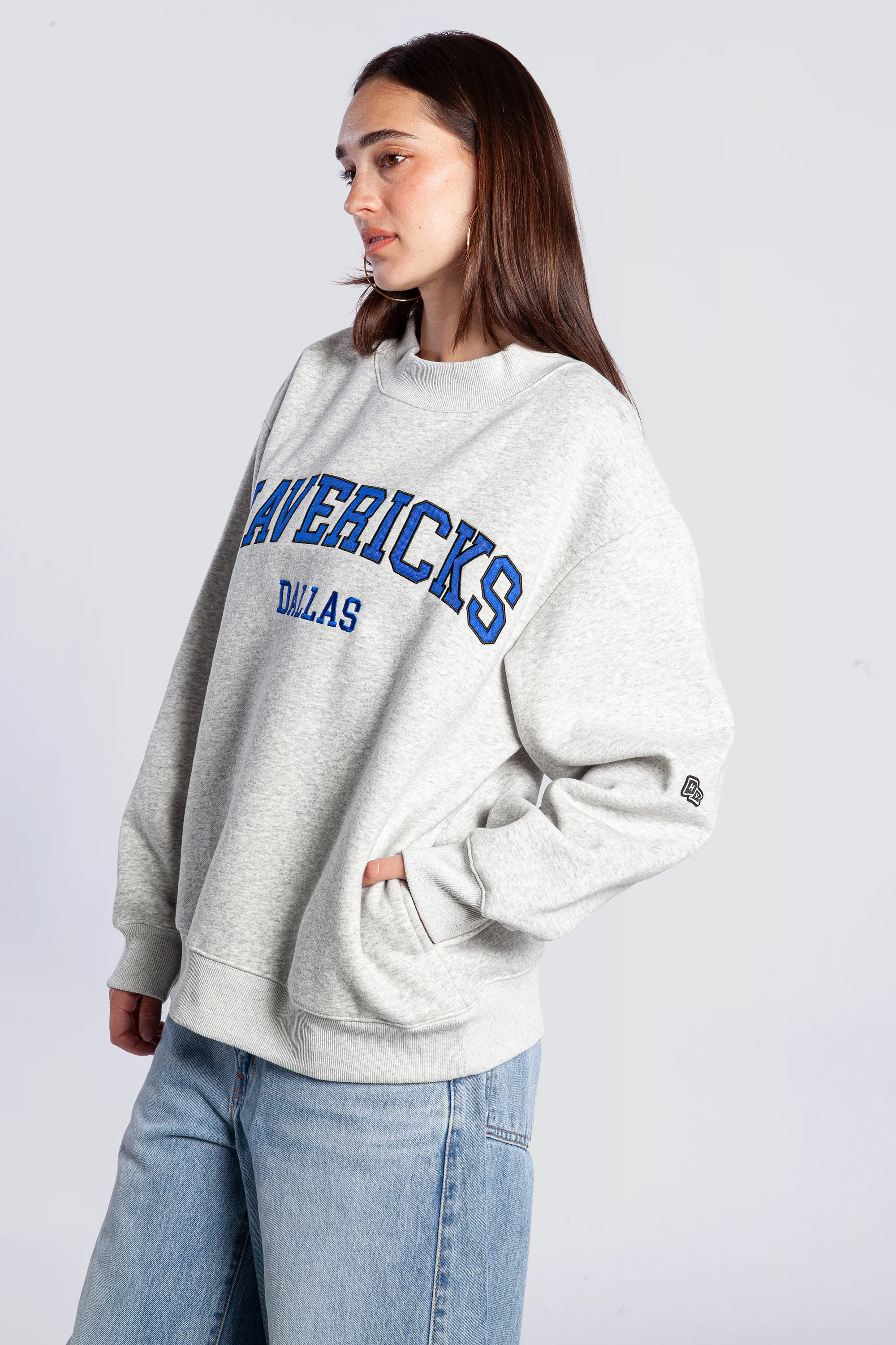 Dallas Mavericks Mock Neck Crewneck - Image 3