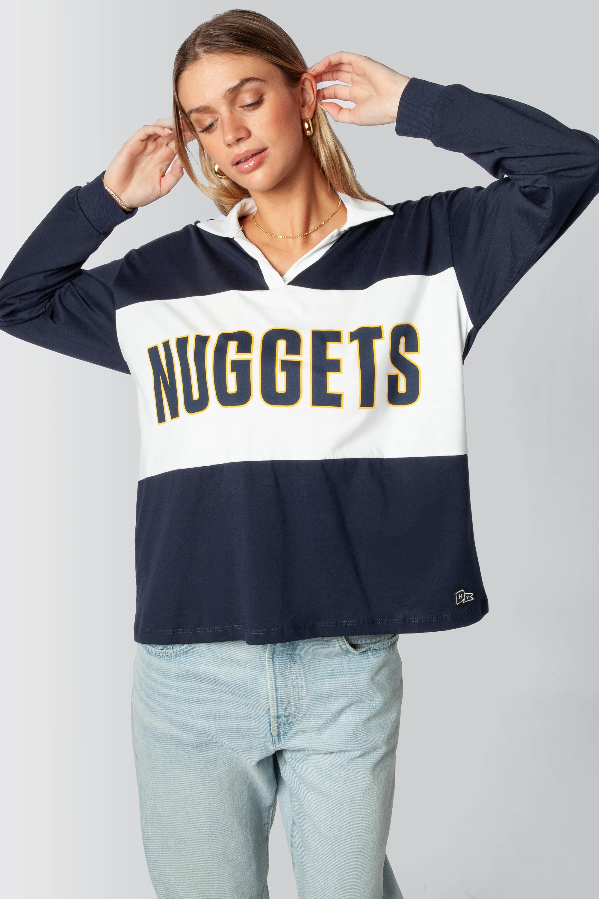 Denver Nuggets Contrast Oversized Polo
