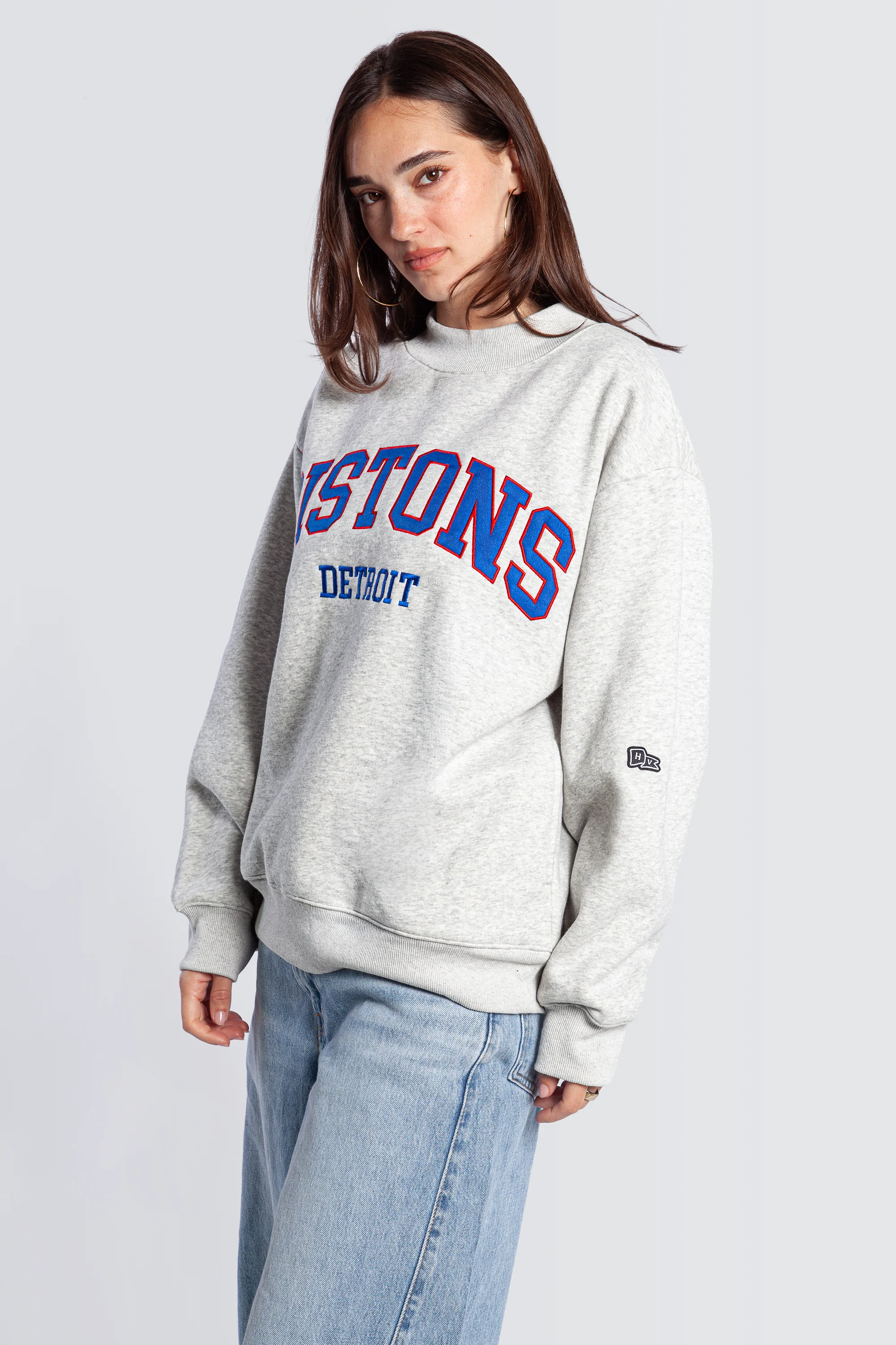 Detroit Pistons Mock Neck Crewneck - Image 3
