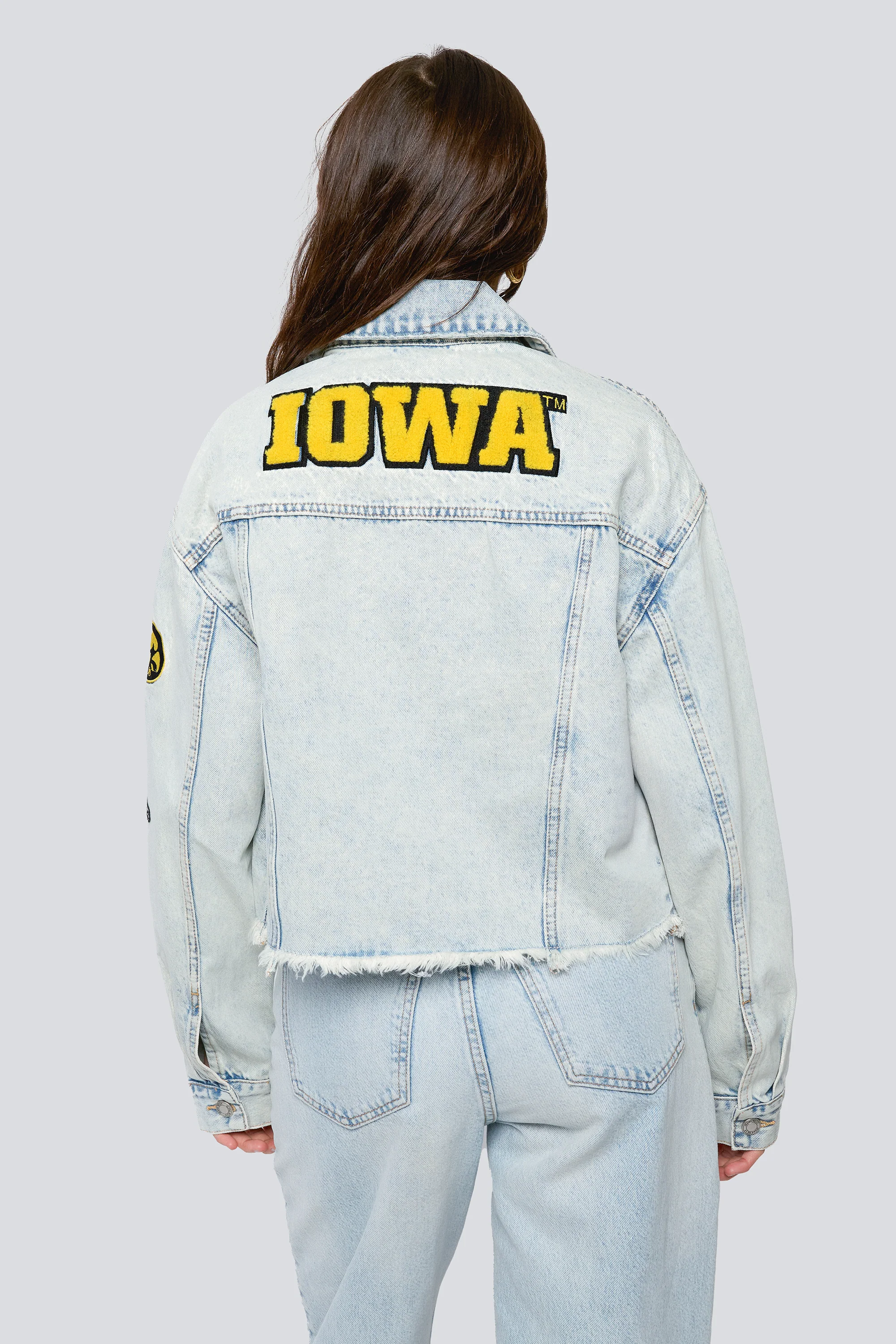 University of Iowa Jean Jacket