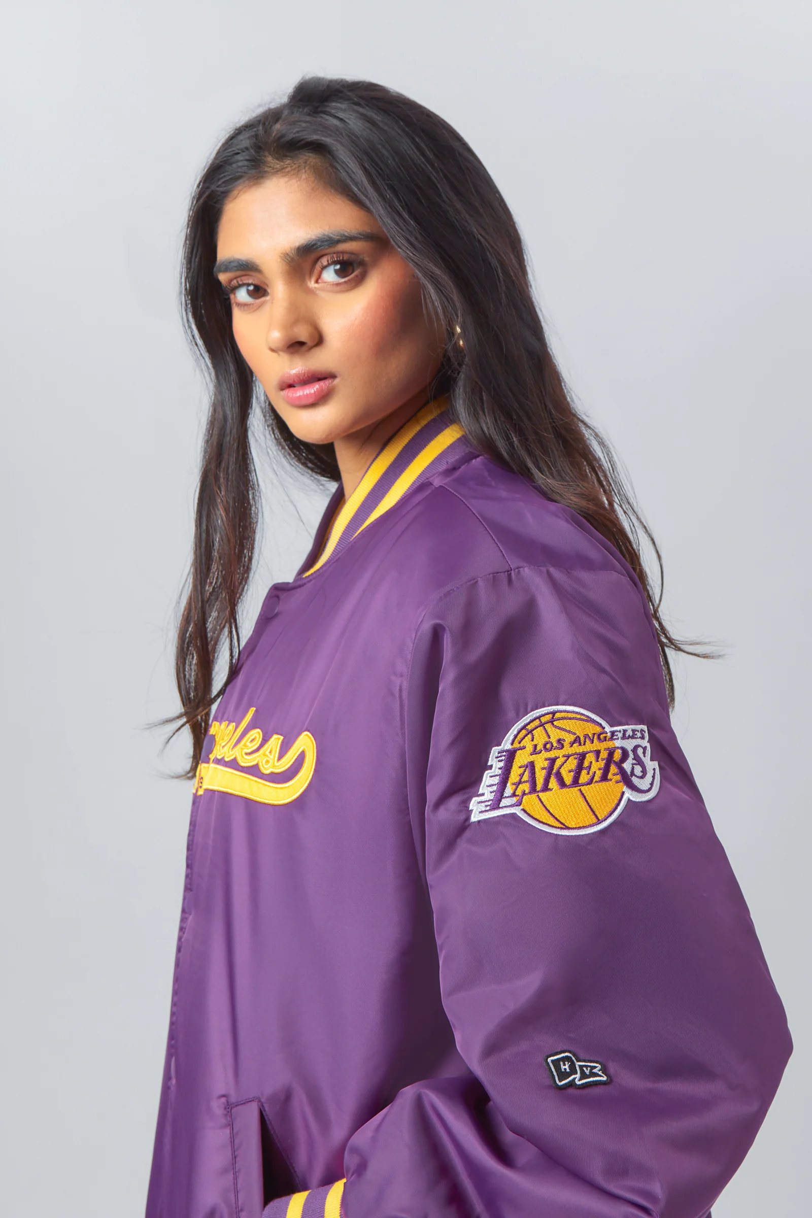 Los Angeles Lakers A-Game Varsity Jacket - Image 2