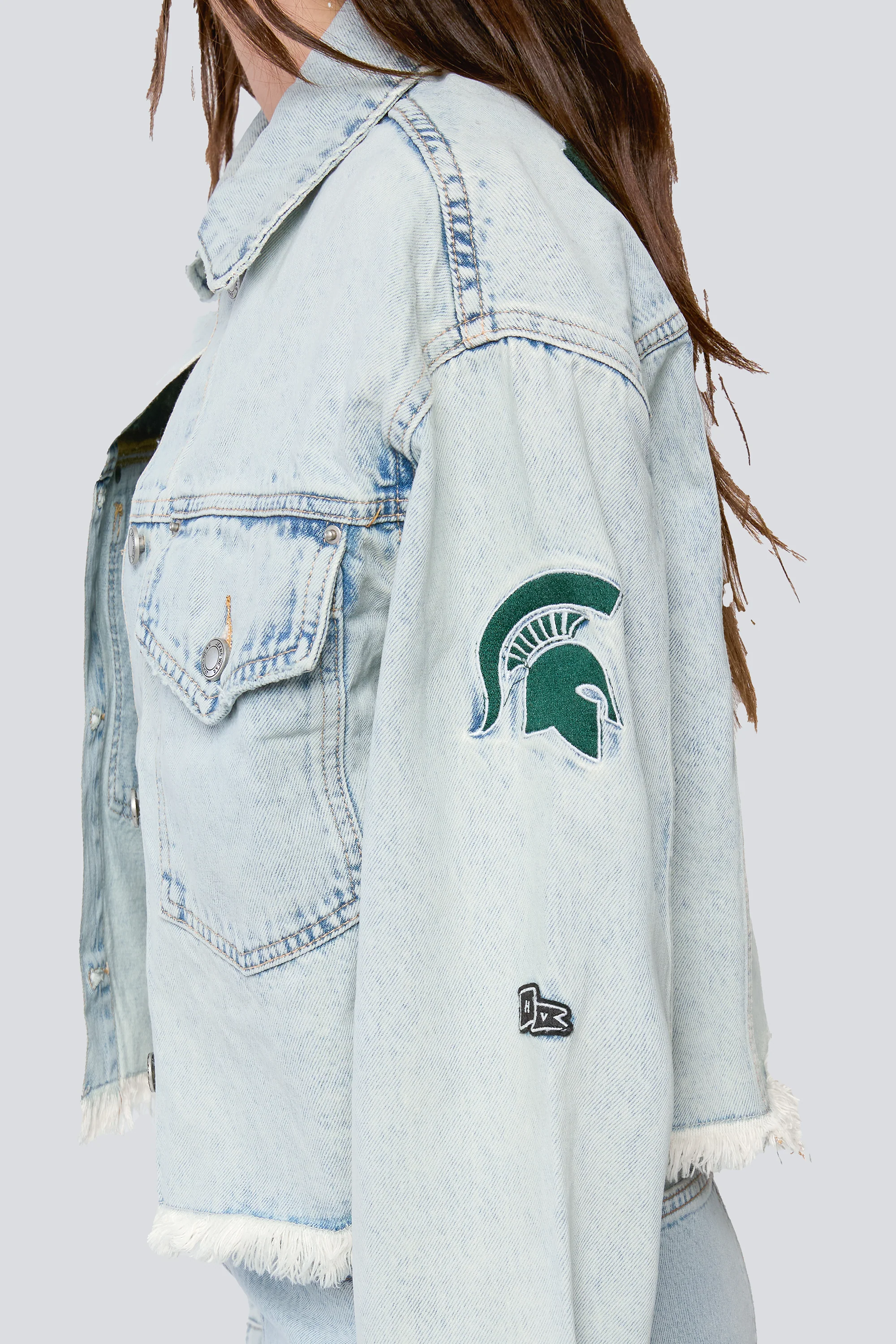 Michigan State Jean Jacket - Image 3