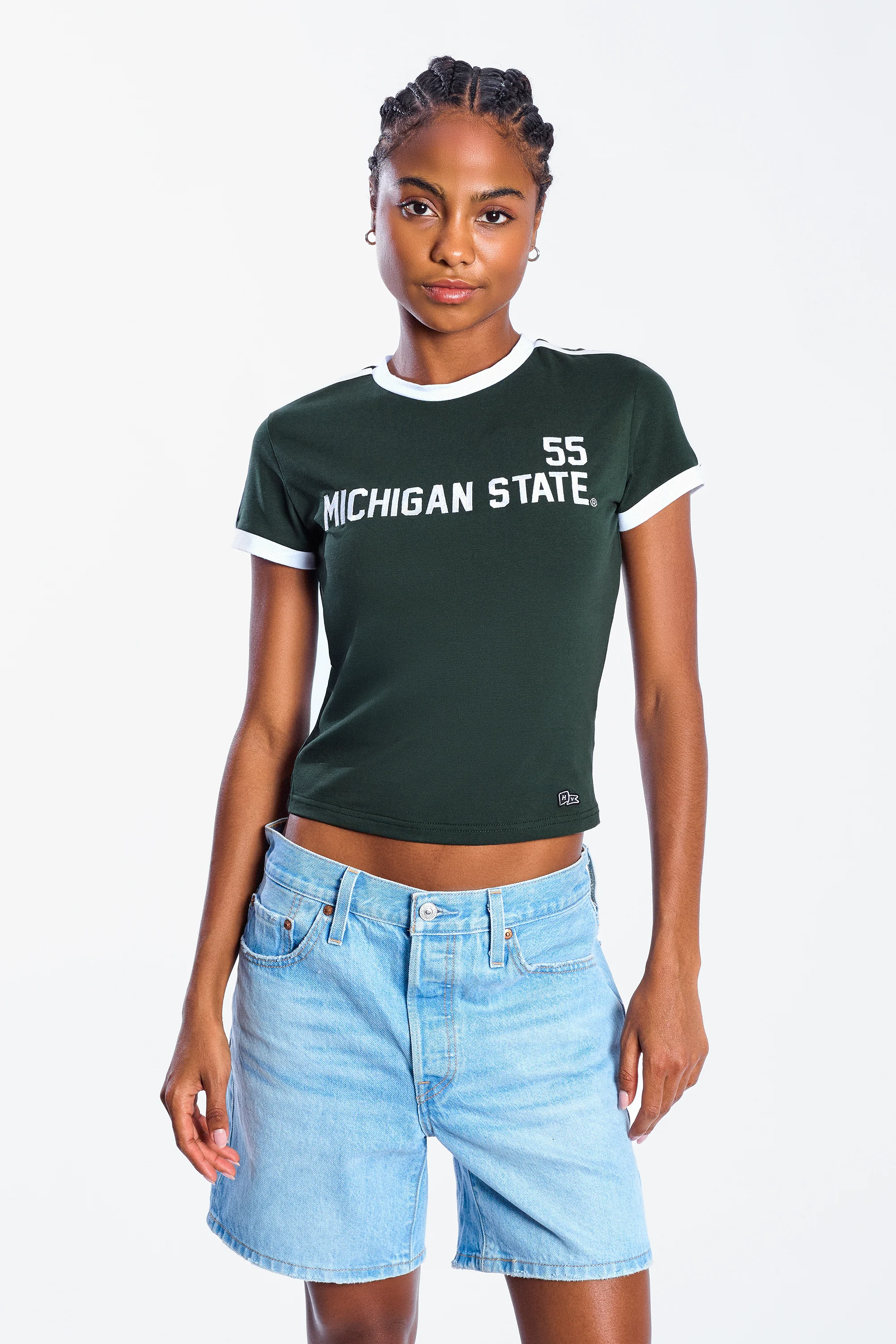 Michigan State University Goalie Baby Tee