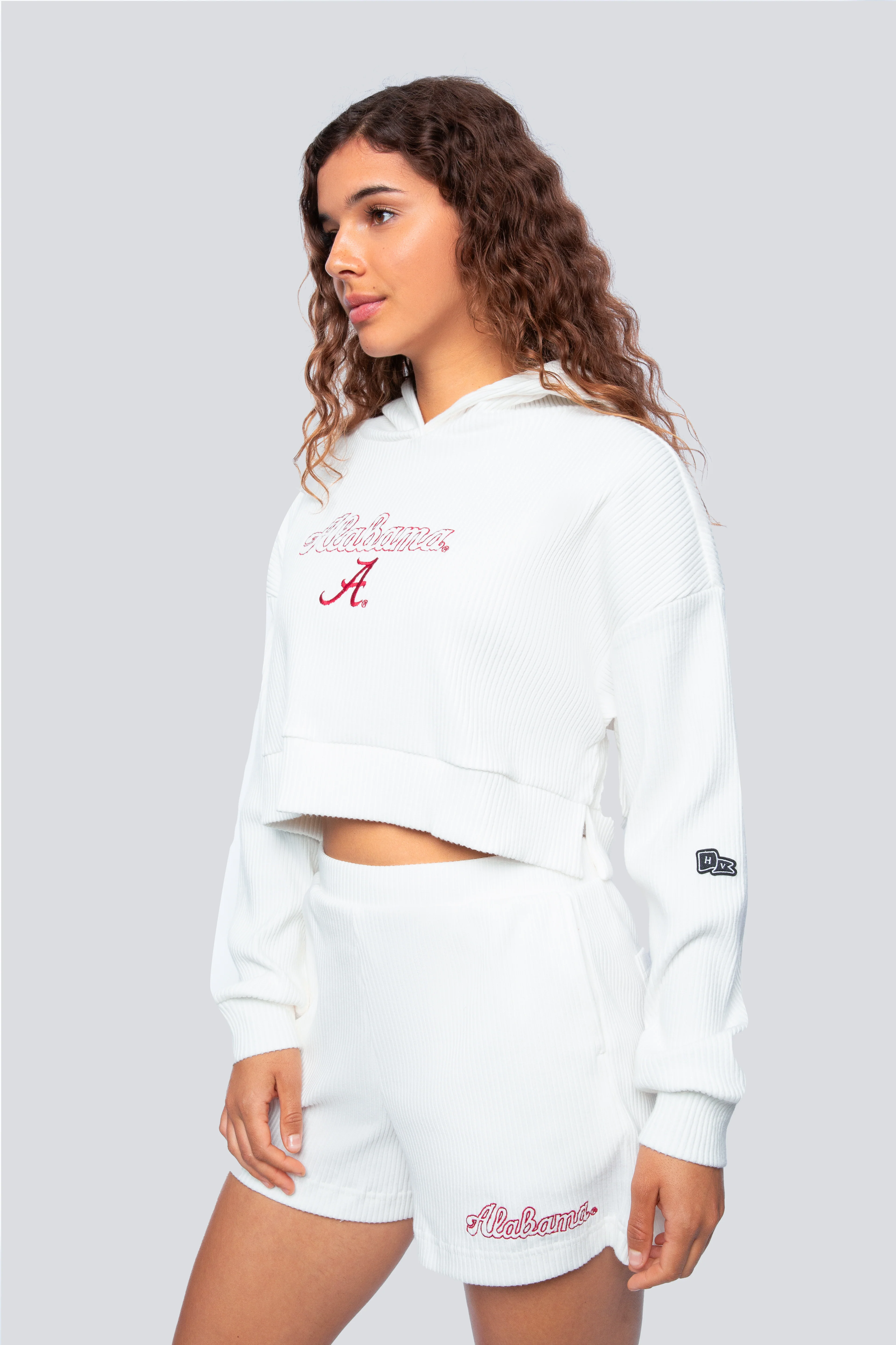Alabama Warm-Up Cropped Hoodie - Image 2