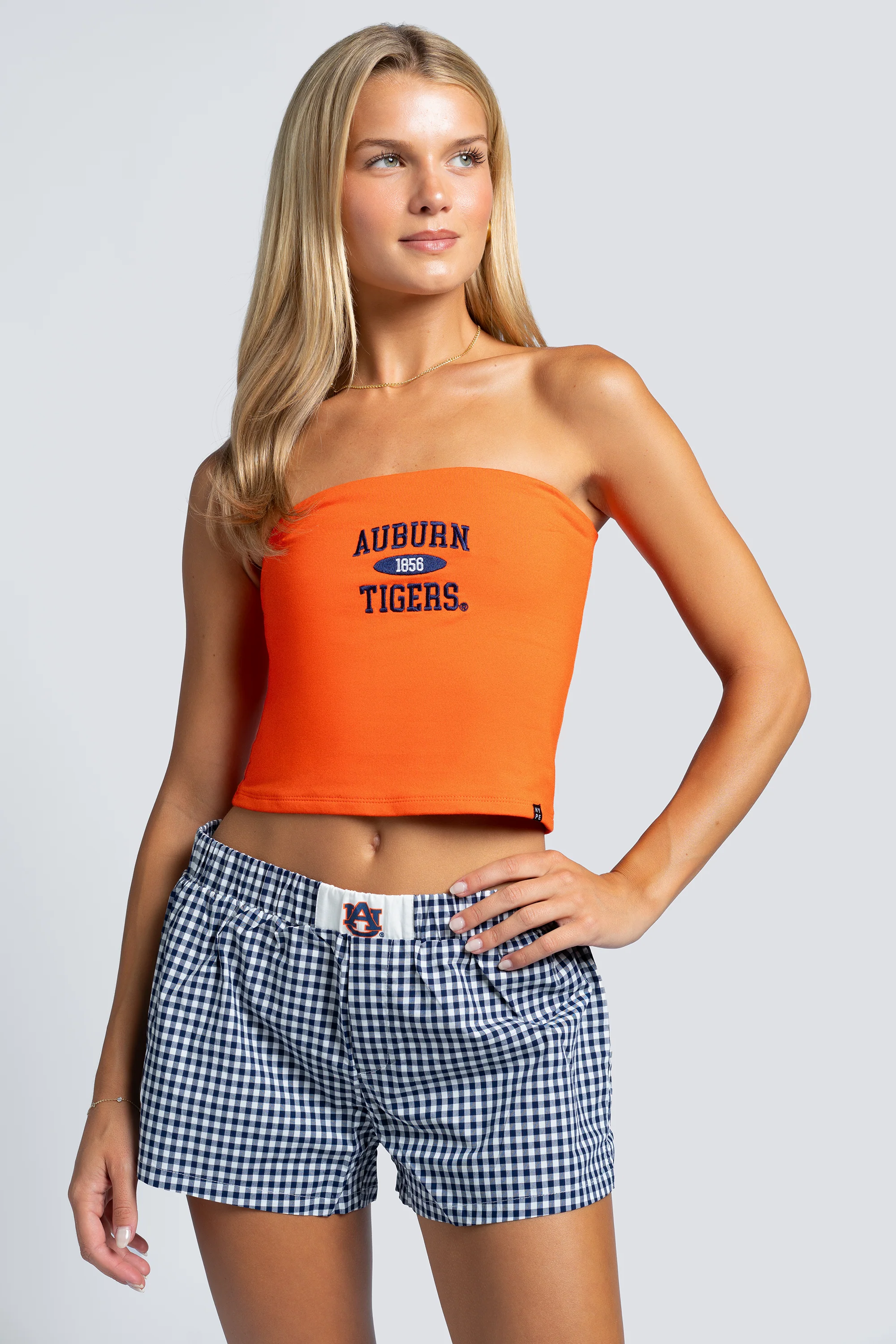 Auburn Gameday Gingham Shorts - Image 3