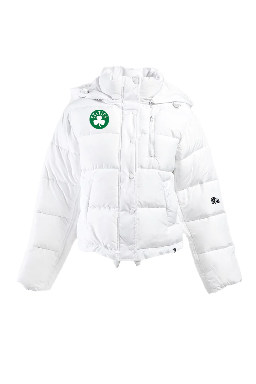 Boston Celtics Puffer Jacket - Image 5