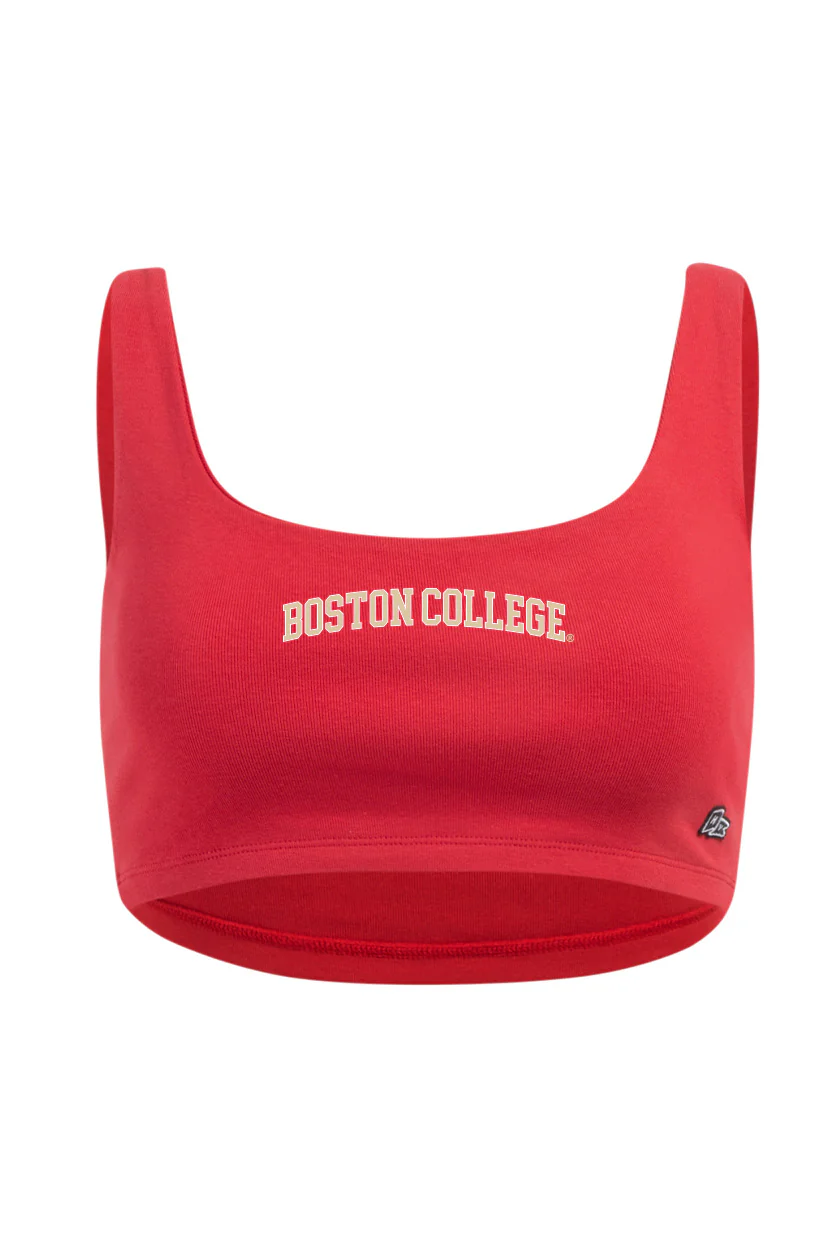 Boston College Scoop Neck Crop Top - Image 7