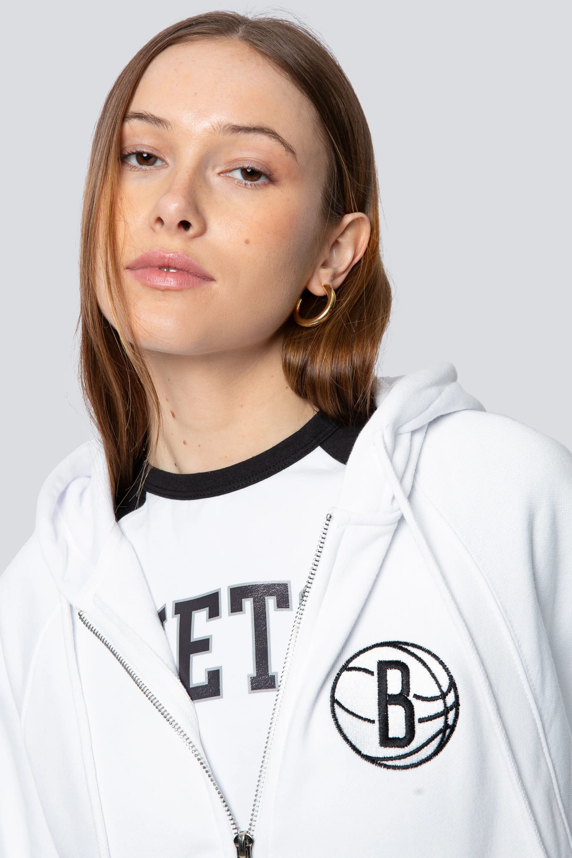Brooklyn Nets Raglan Zip-Up - Image 4