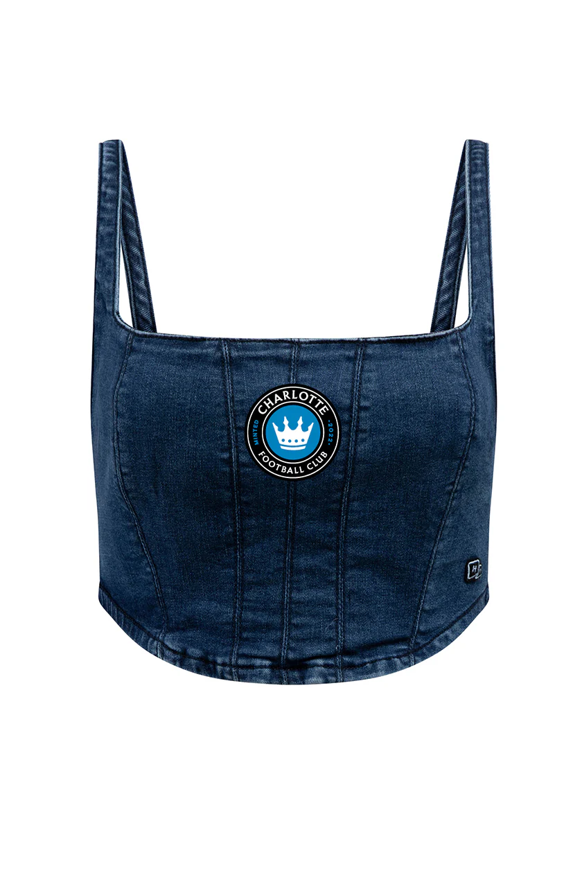 Charlotte FC Denim Corset - Image 3