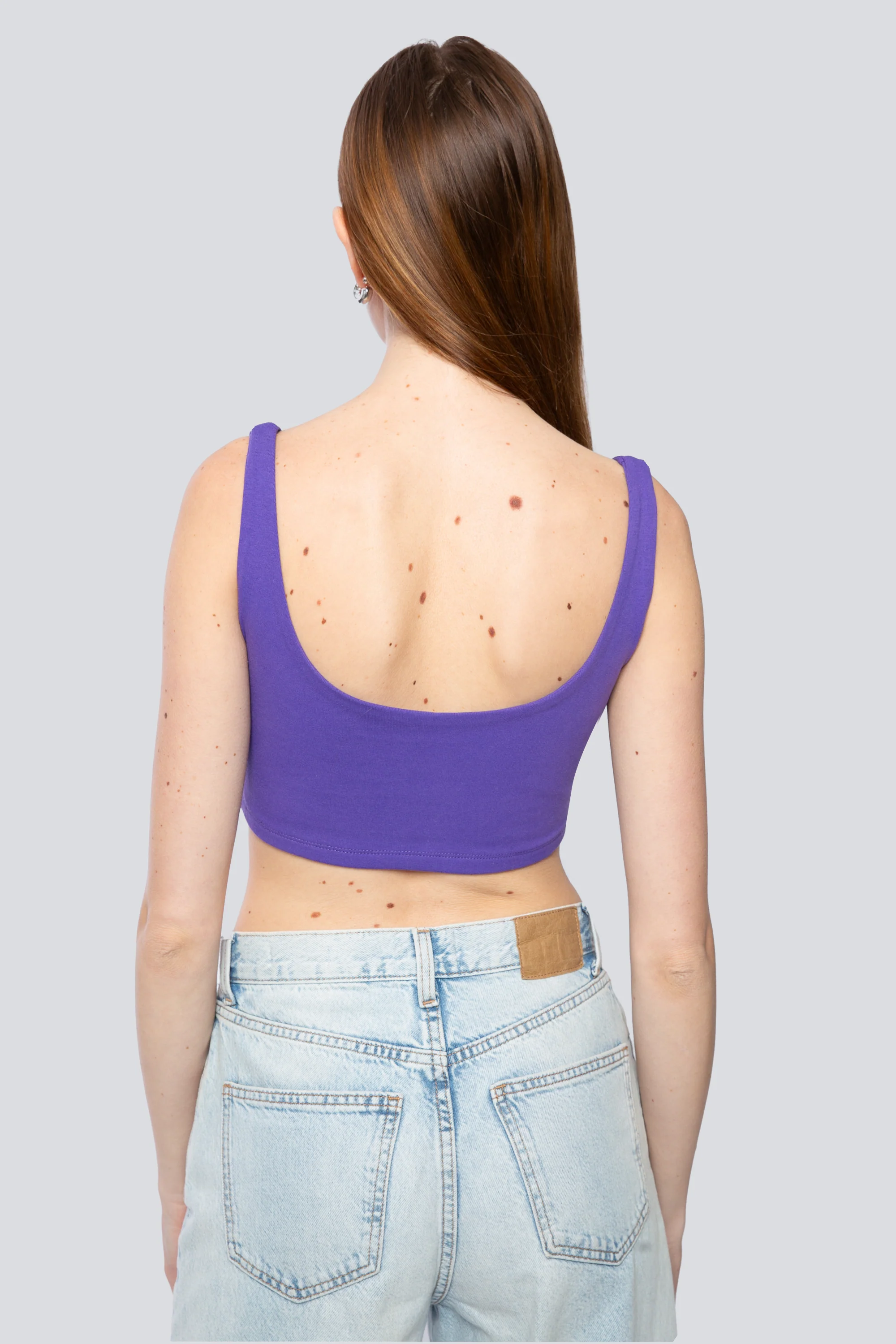 Charlotte Hornets Scoop Neck Crop Top - Image 4