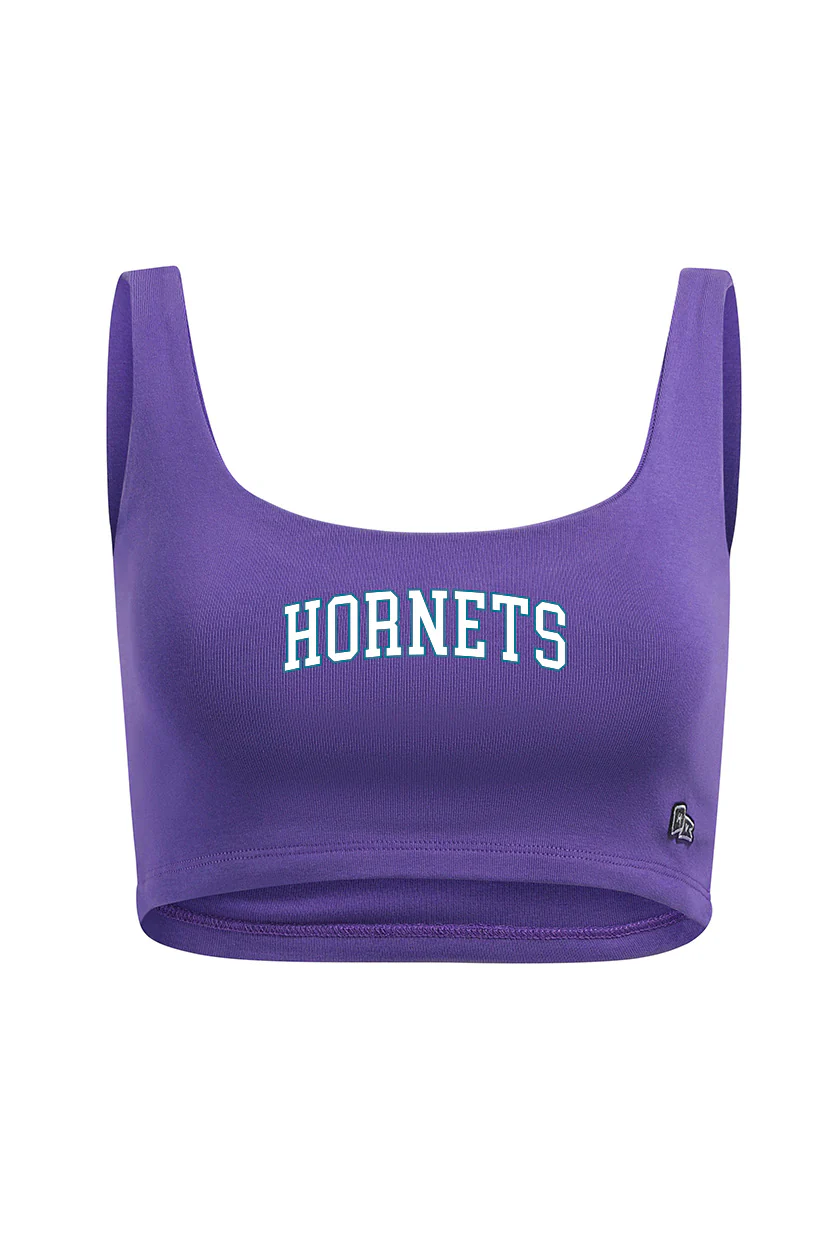 Charlotte Hornets Scoop Neck Crop Top - Image 5