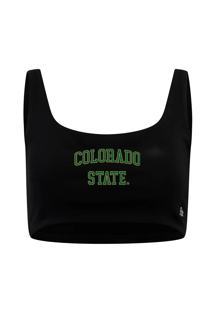 Colorado State Scoop Neck Crop Top - Image 7
