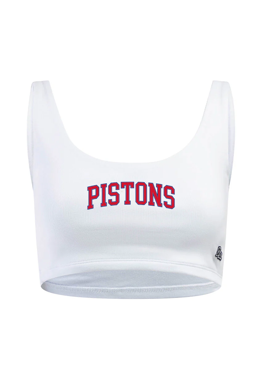 Detroit Pistons Scoop Neck Crop Top - Image 13