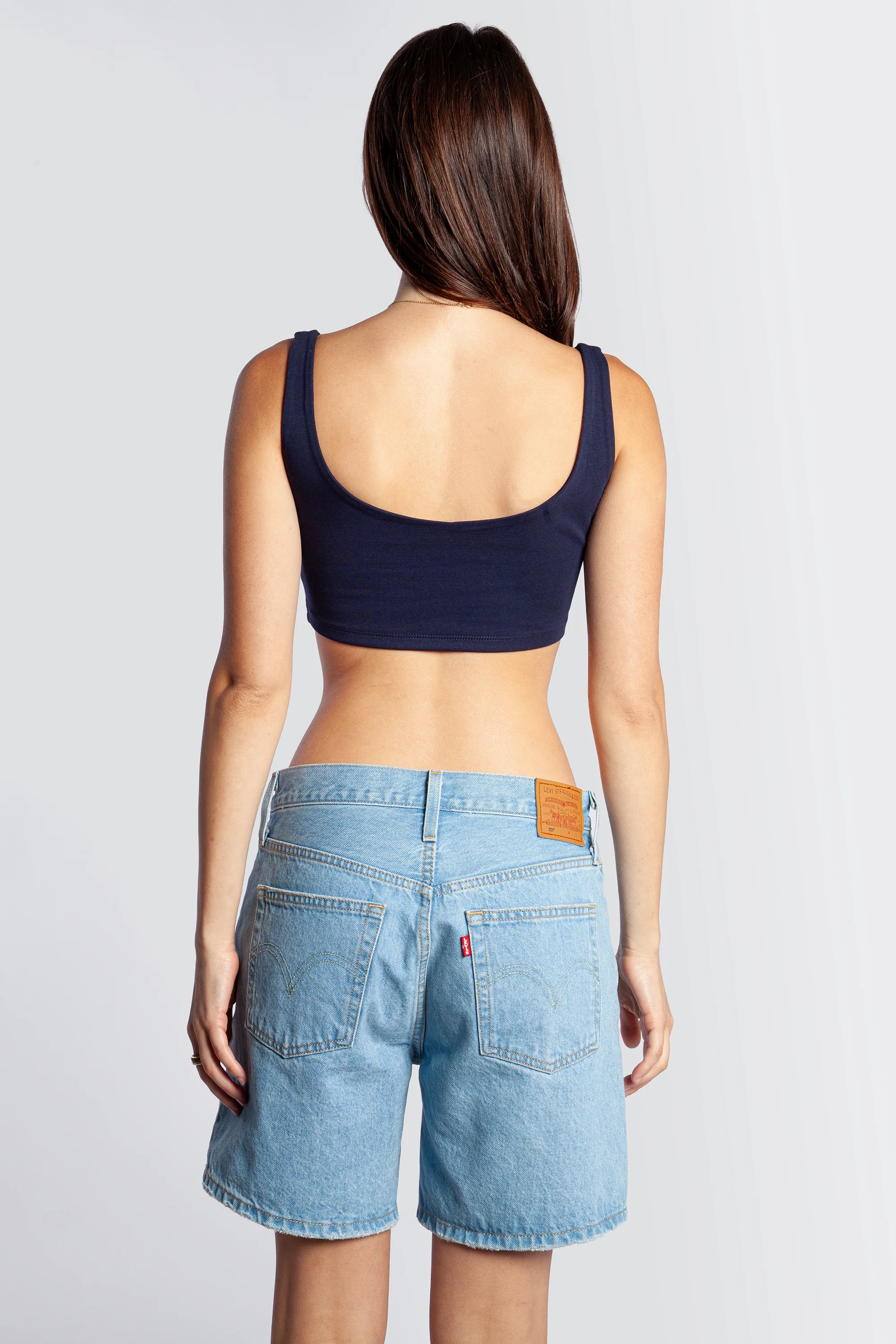 Georgetown Scoop Neck Crop Top - Image 3