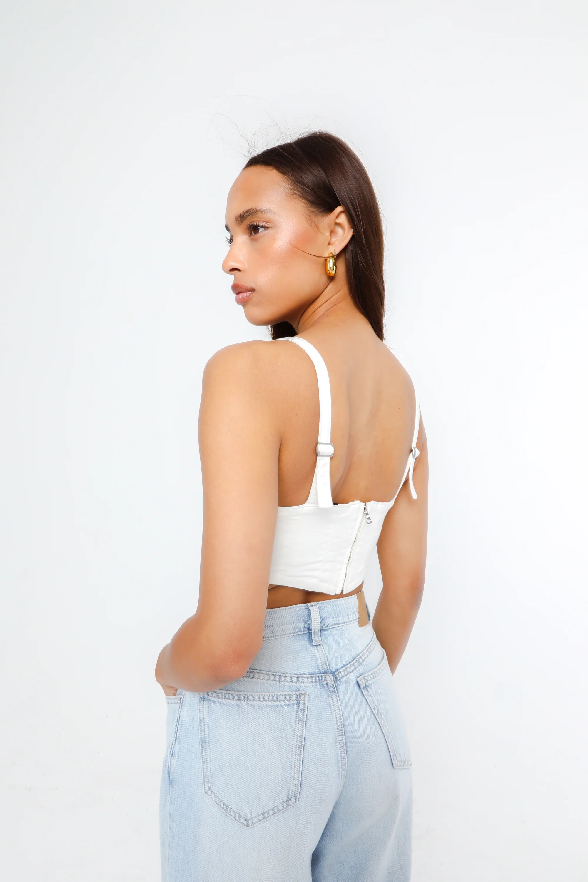 Golden State Warriors Denim Corset - Image 3
