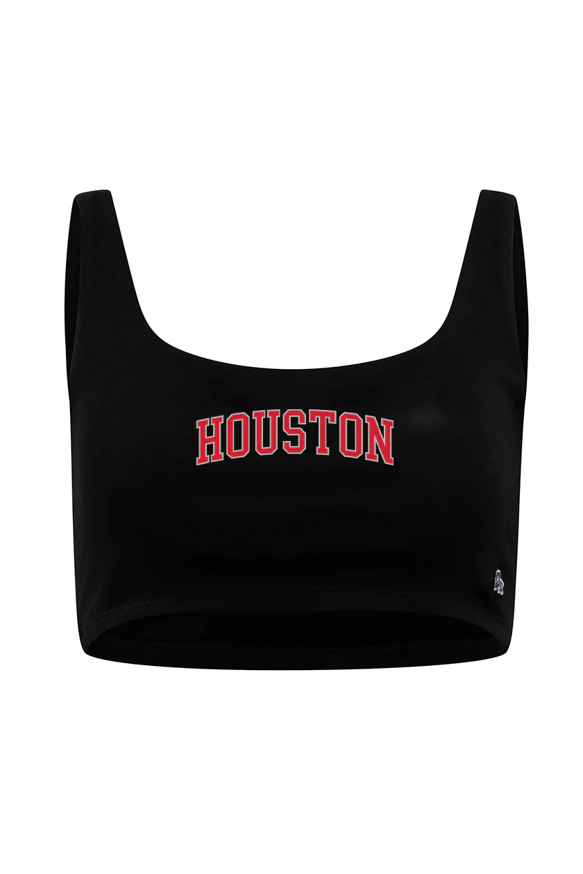 University of Houston Scoop Neck Crop Top - Image 10