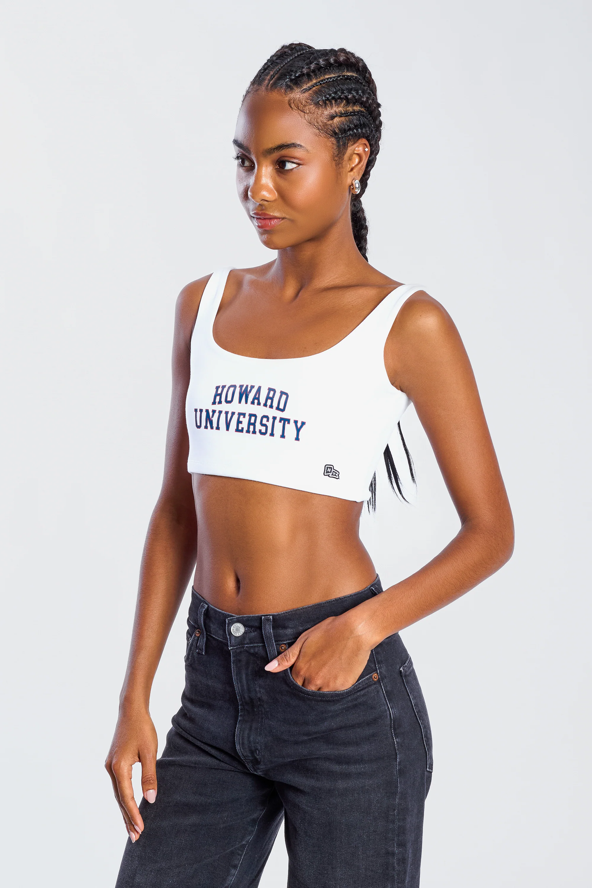 Howard Scoop Neck Crop Top - Image 2