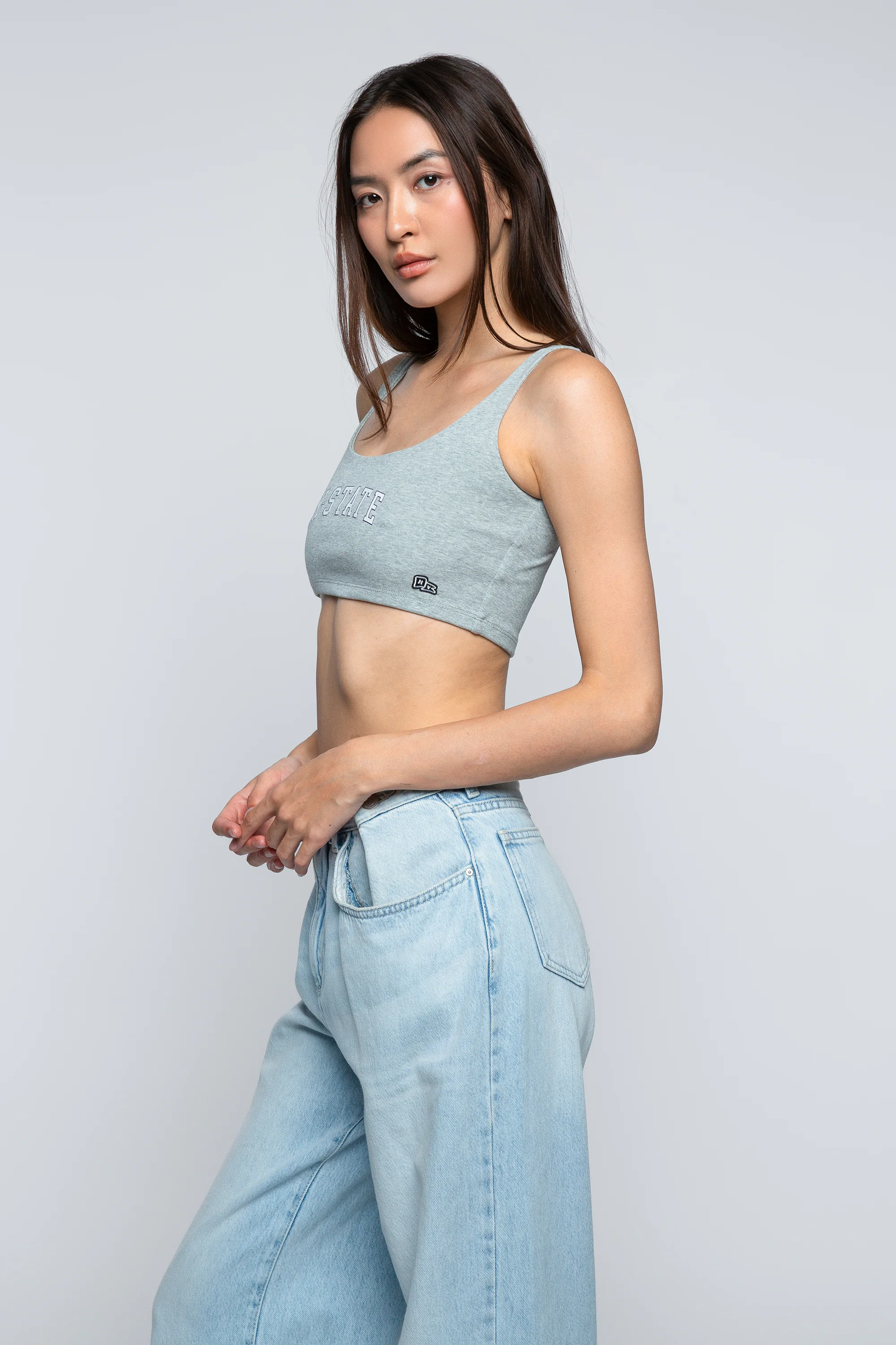 Kansas State Scoop Neck Crop Top - Image 2
