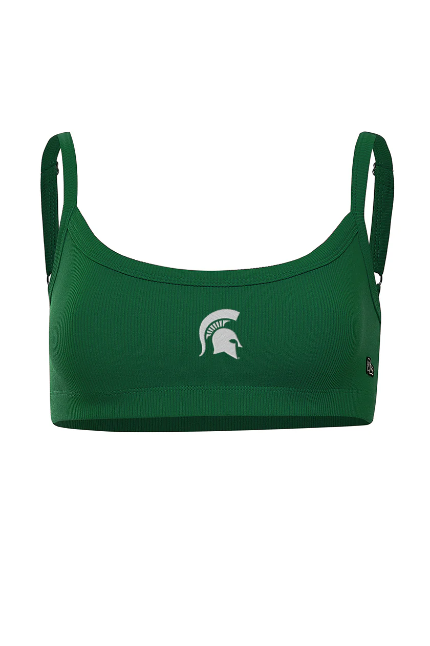Michigan State Rib Bra Top - Image 8