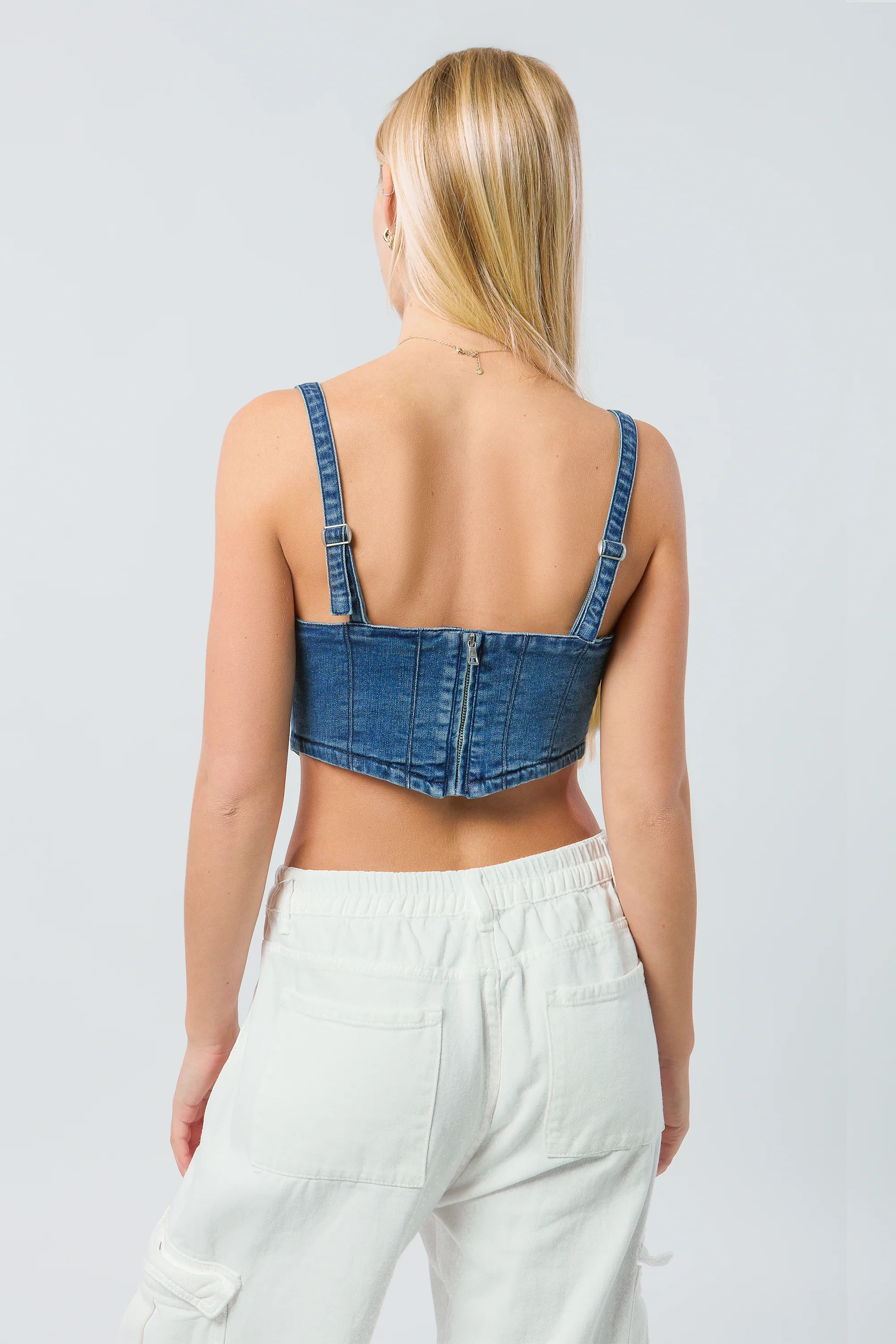 Minnesota Timberwolves Denim Corset - Image 4