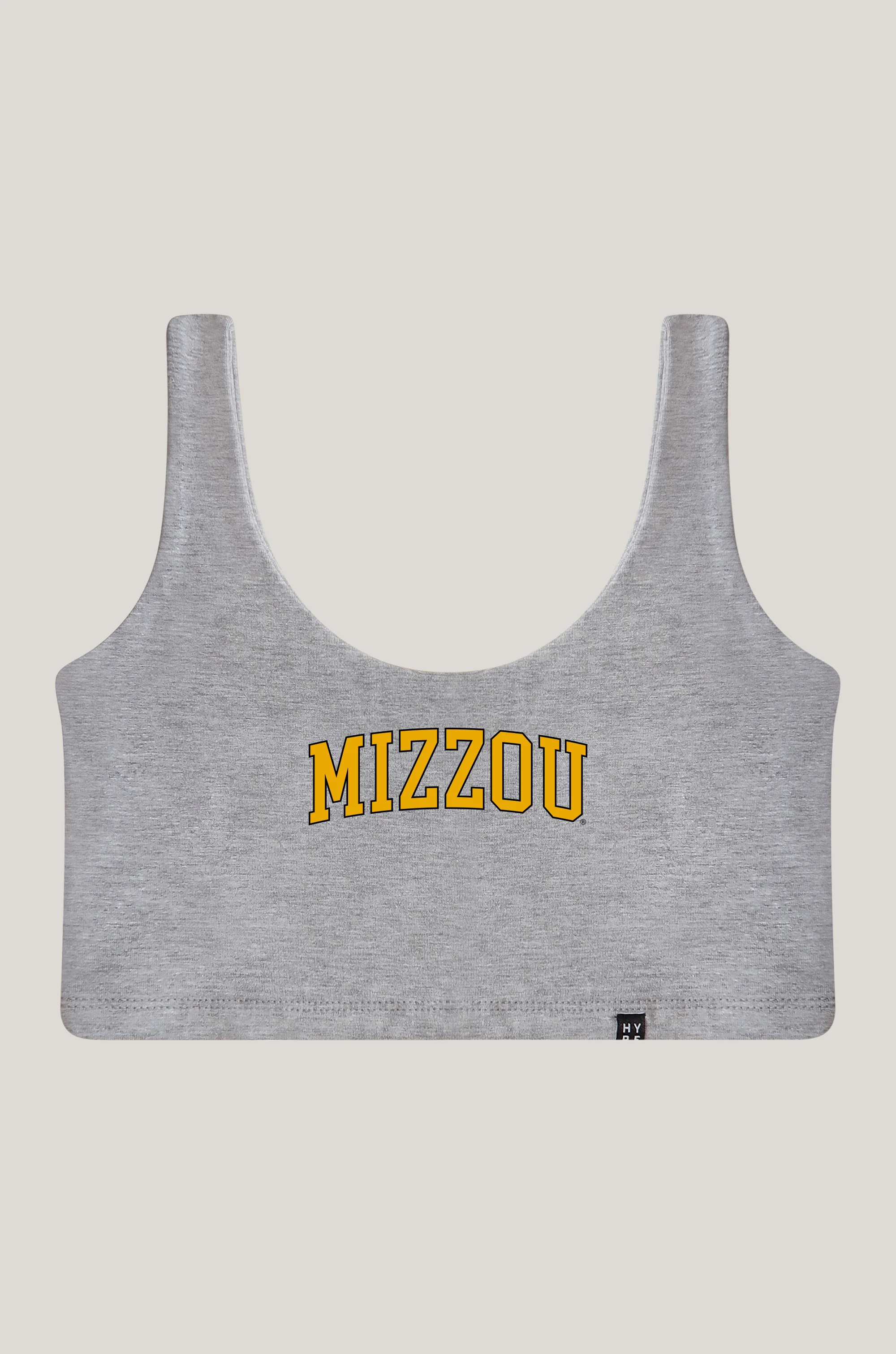 Mizzou Scoop Neck Crop Top - Image 4