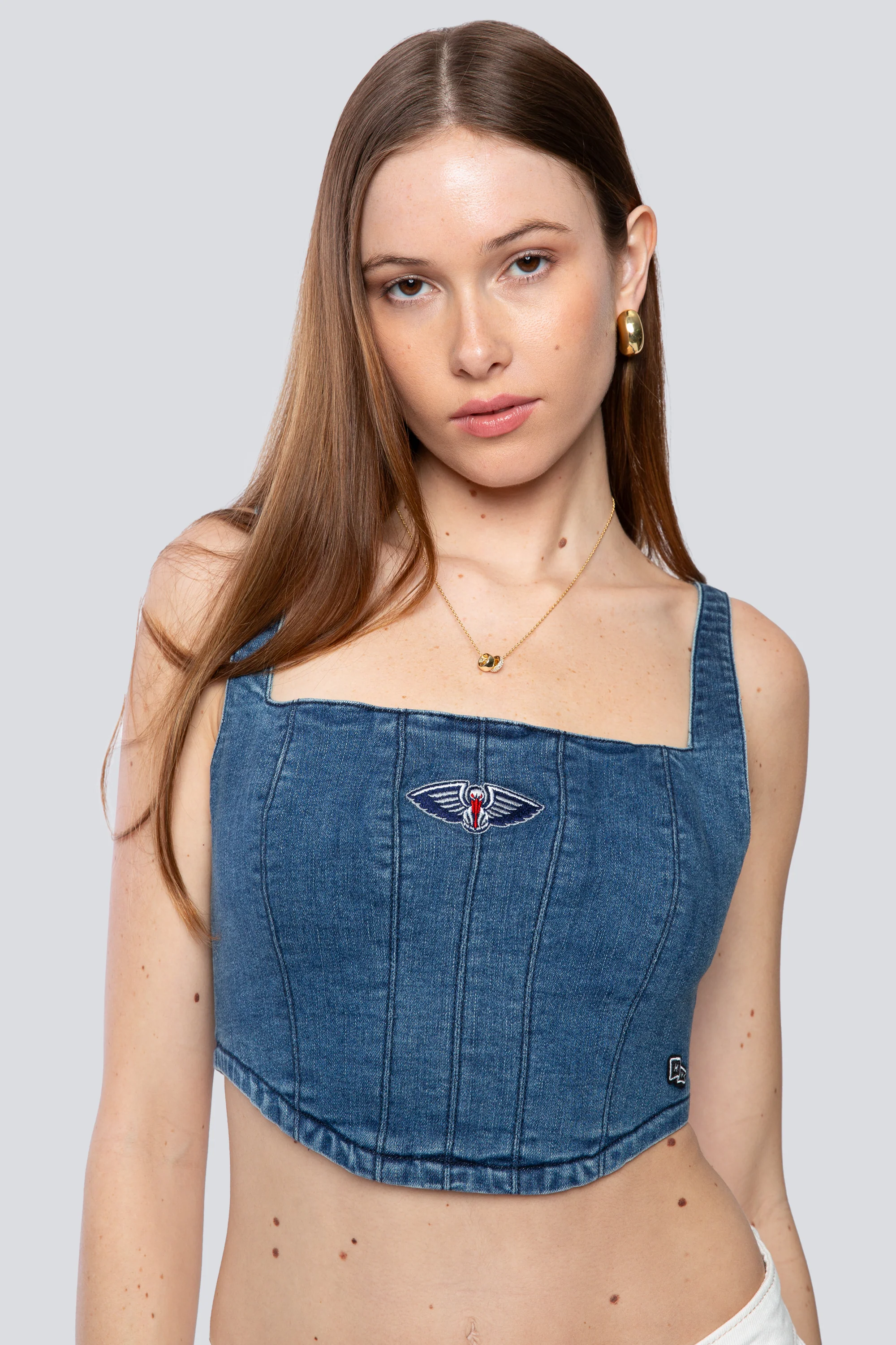 New Orleans Pelicans Denim Corset - Image 2