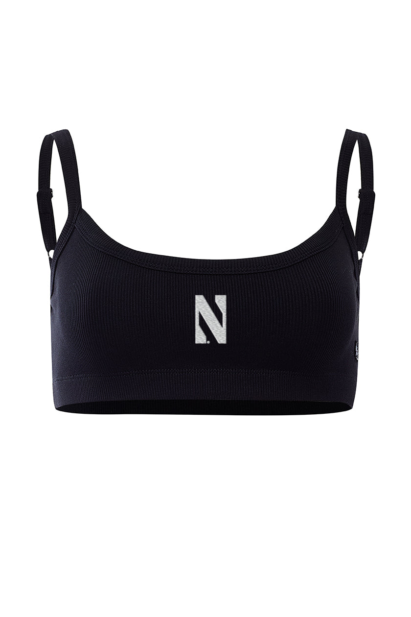 Northwestern University Rib Bra Top - Image 8
