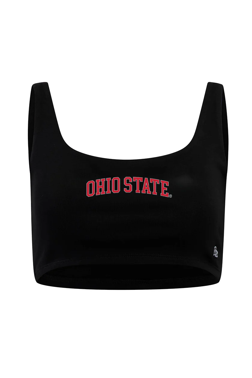 Ohio State Scoop Neck Crop Top - Image 6