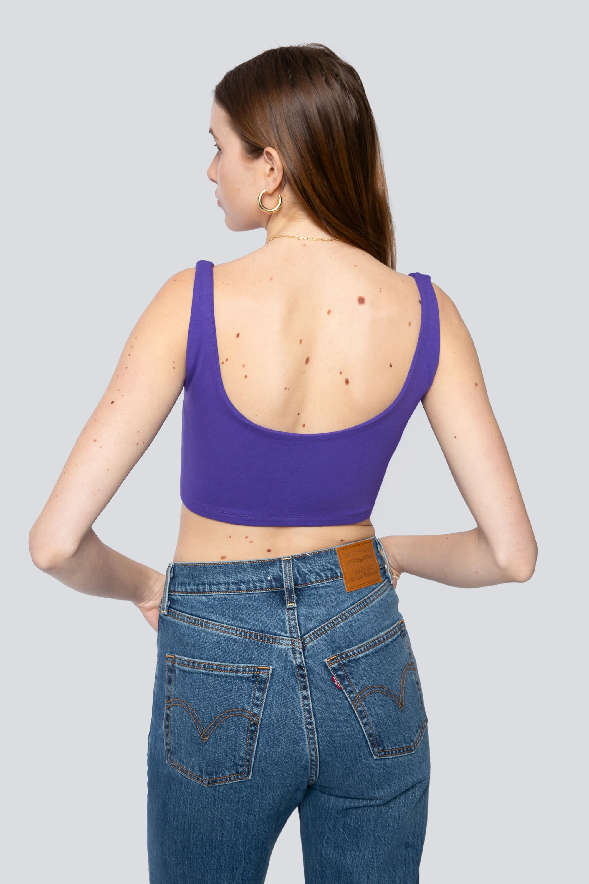 Sacramento Kings Scoop Neck Crop Top - Image 4