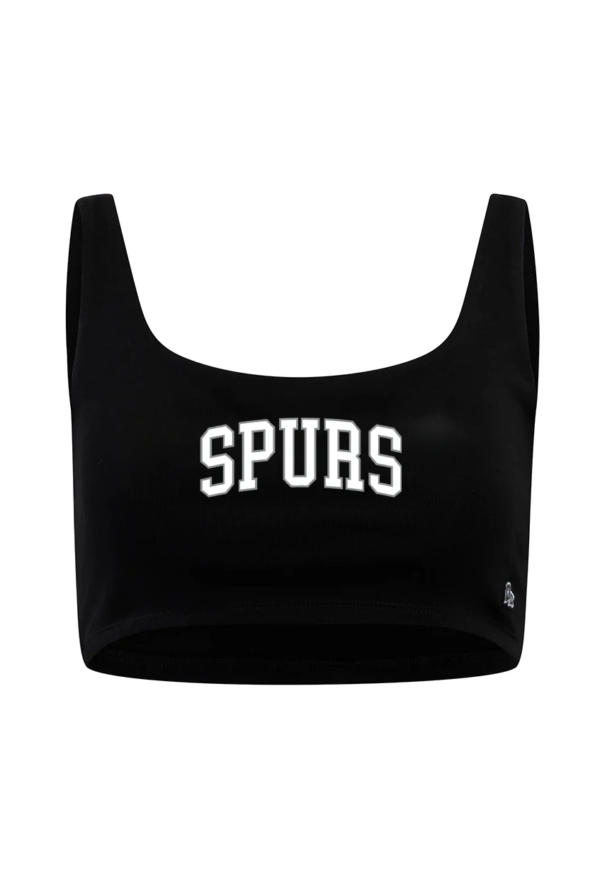 San Antonio Spurs Scoop Neck Crop Top - Image 8