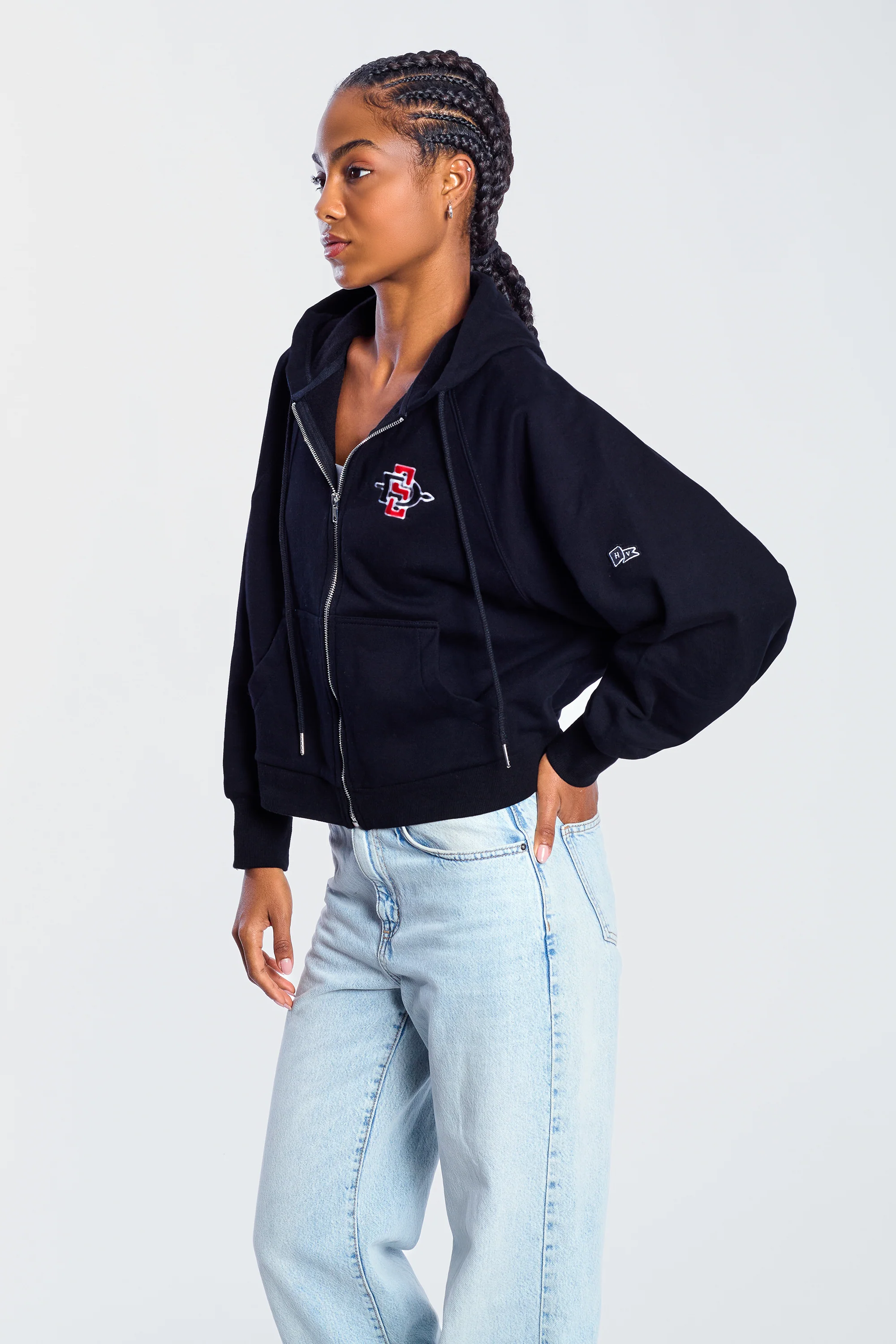 SDSU Raglan Zip-Up - Image 2