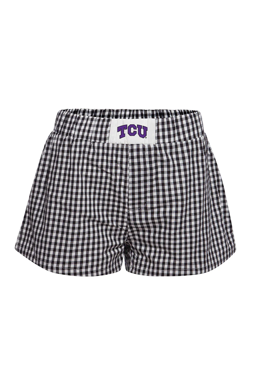 TCU Gameday Gingham Shorts