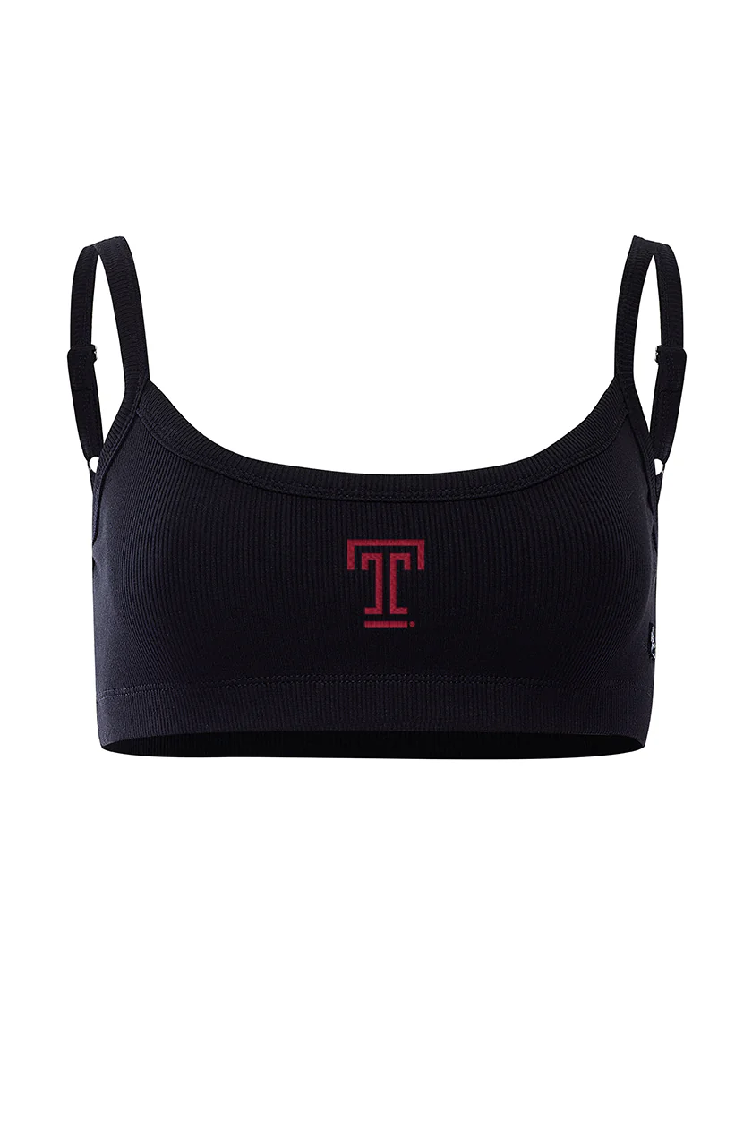 Temple University Rib Bra Top - Image 5