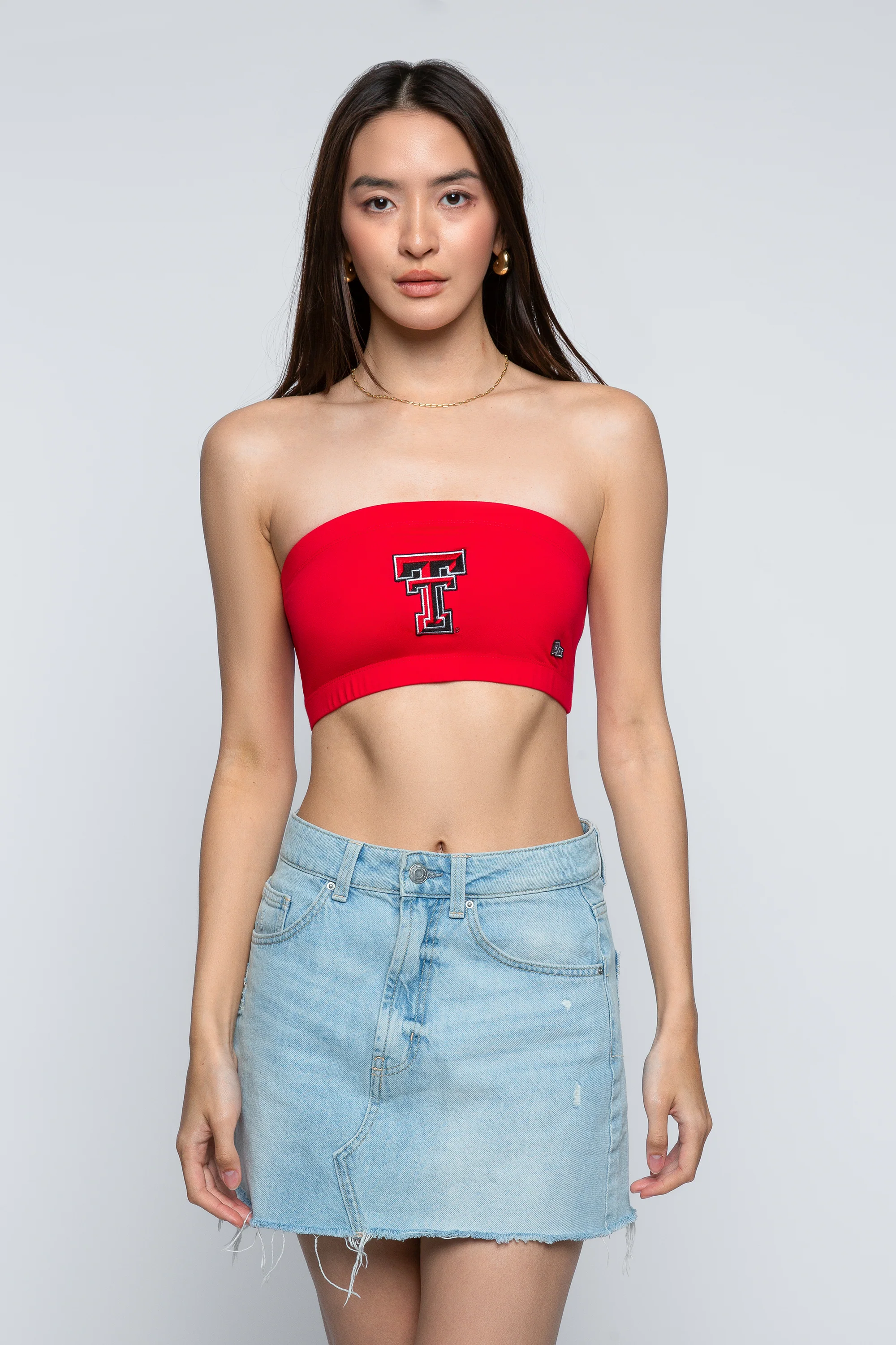 Texas Tech Bandeau Top