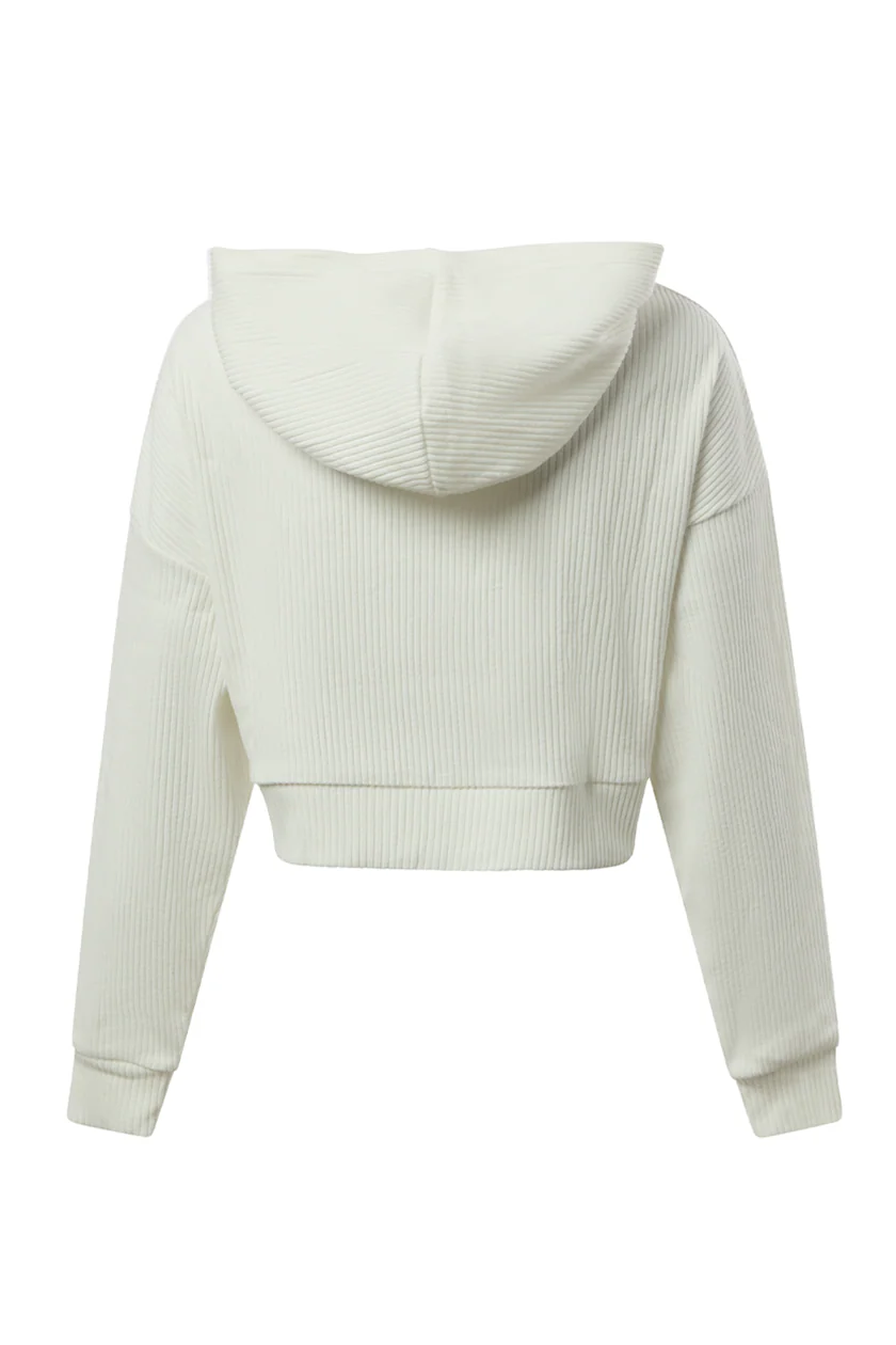 University of Iowa Warm-Up Cropped Hoodie - Image 2