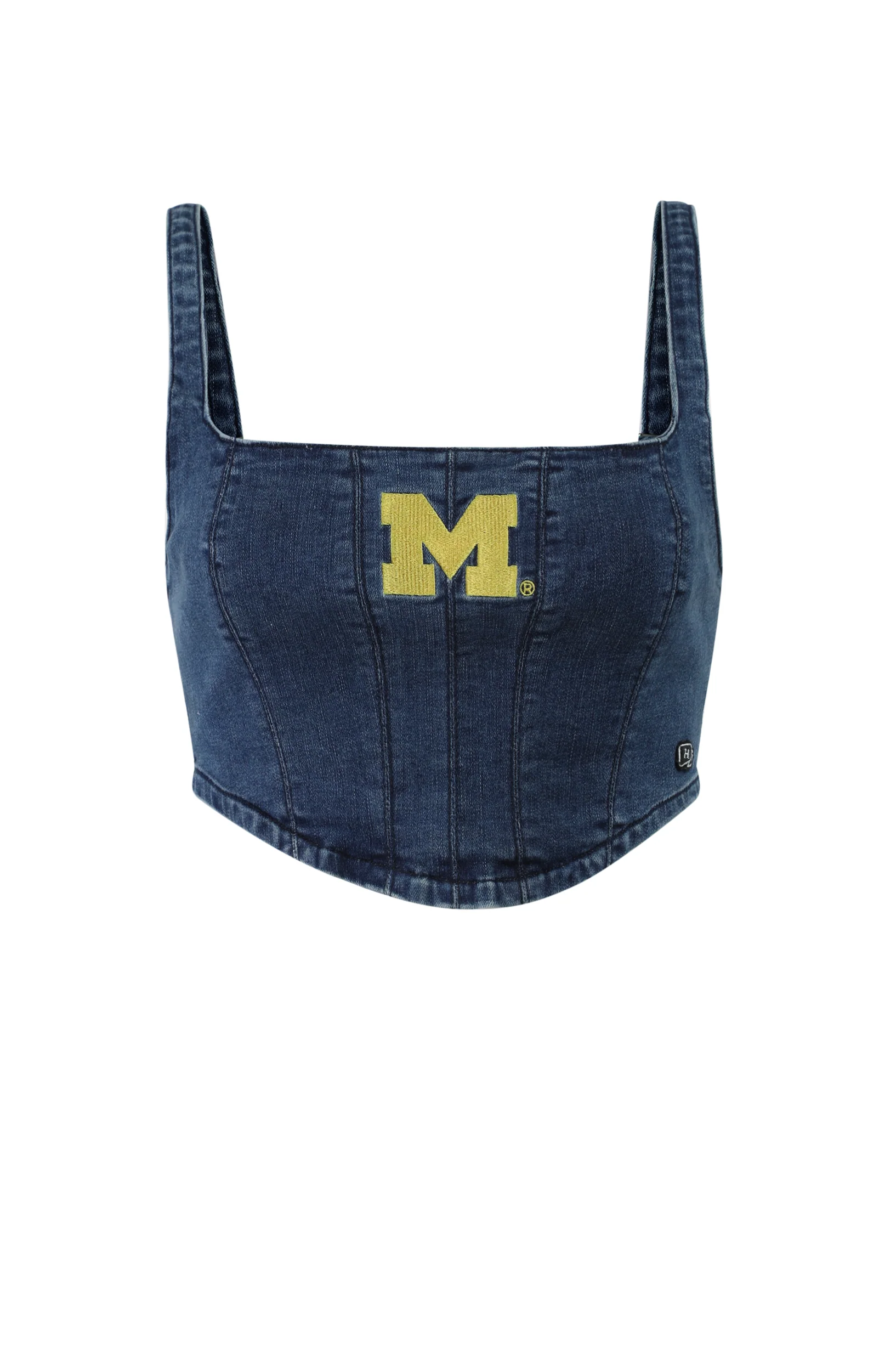 University of Michigan Denim Corset - Image 4