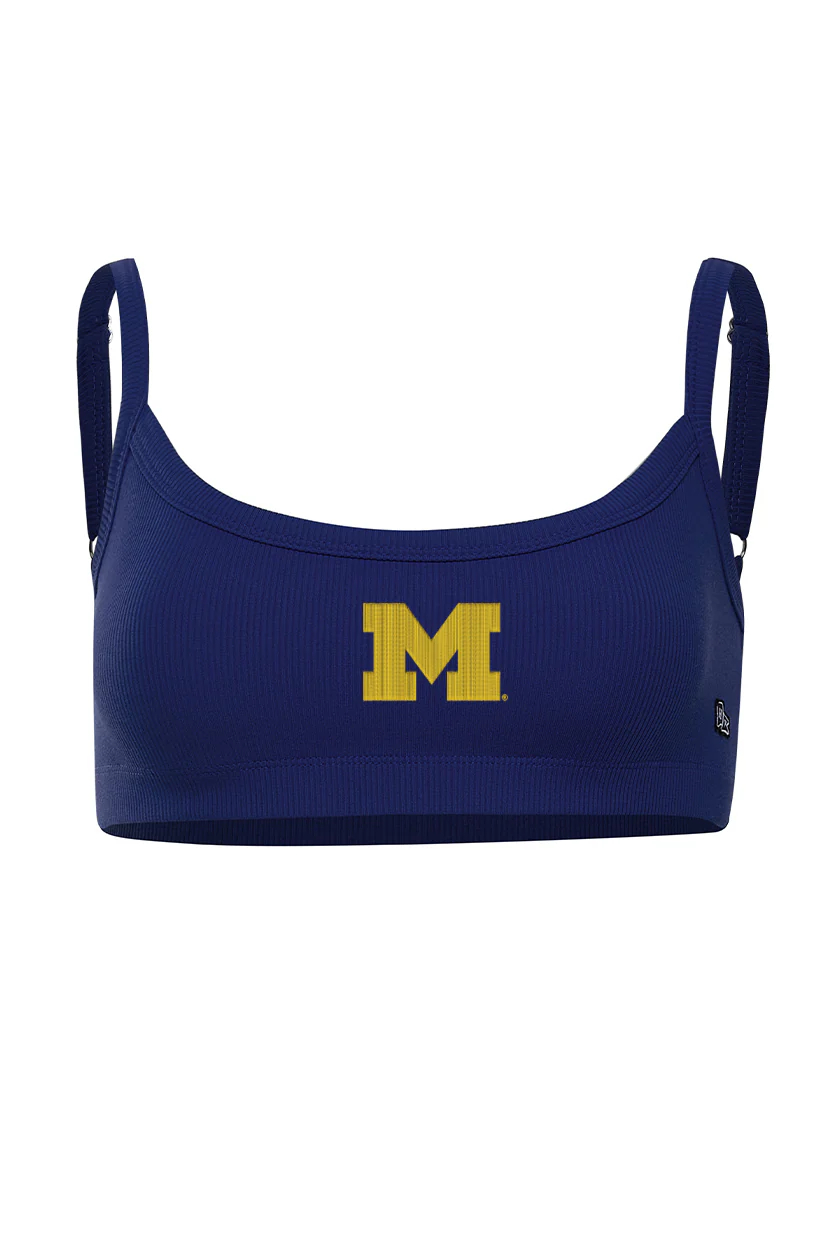 University of Michigan Rib Bra Top - Image 5