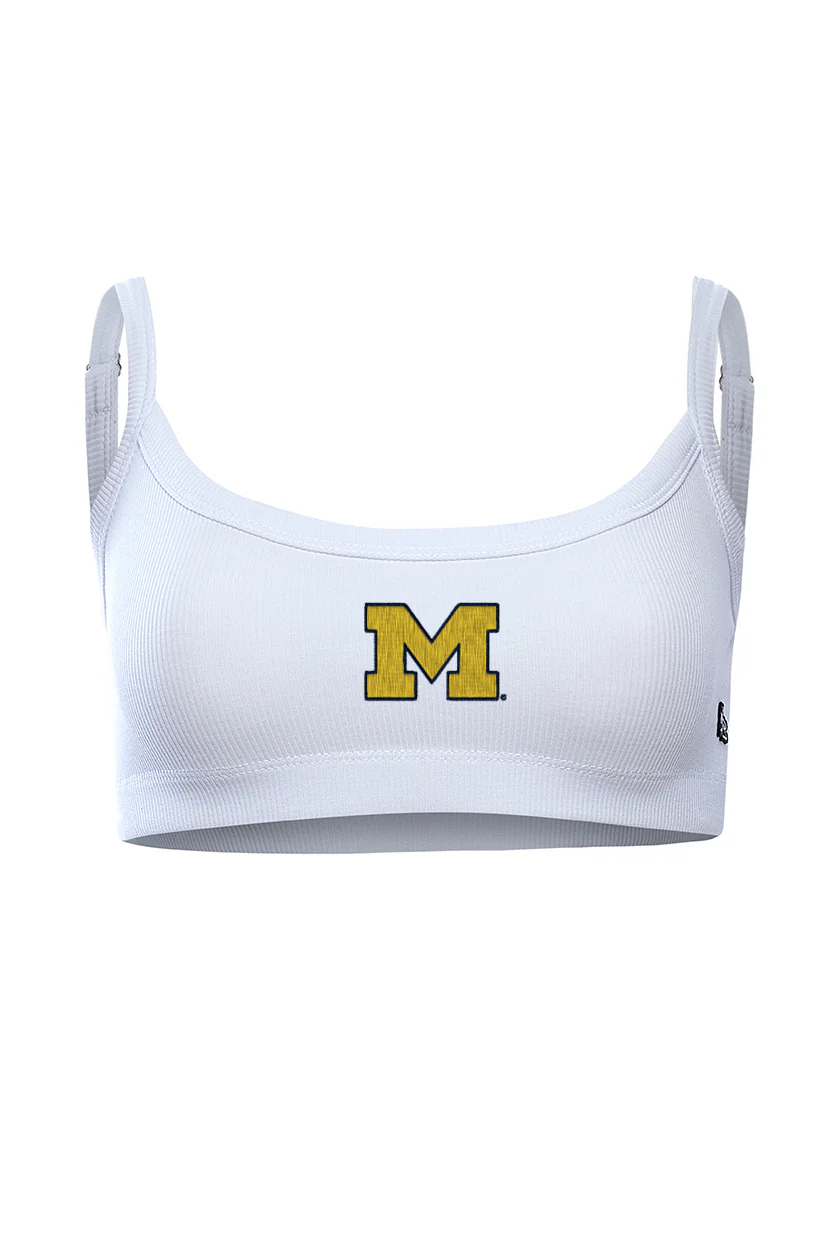 University of Michigan Rib Bra Top - Image 7