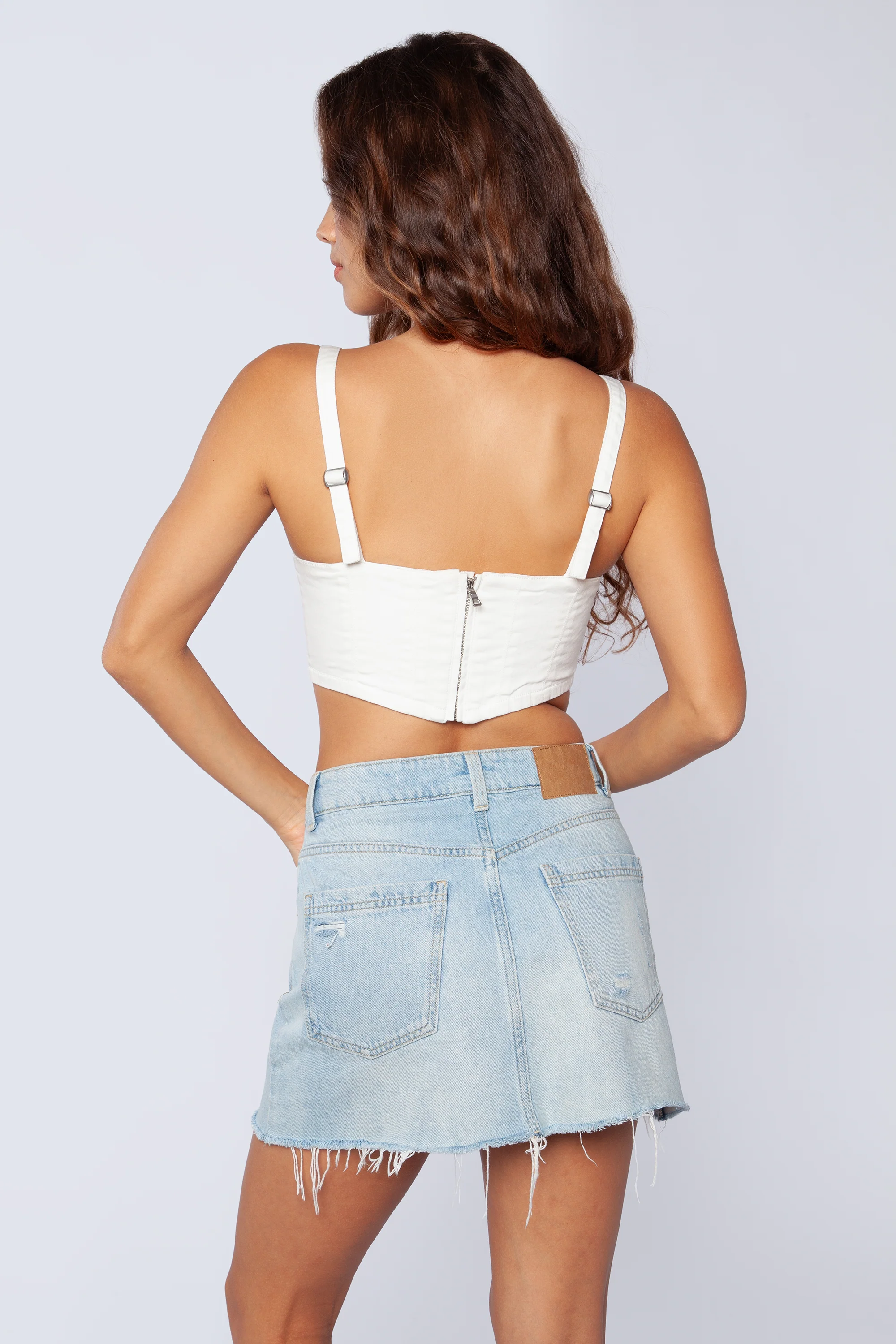 University of Minnesota Denim Corset - Image 3