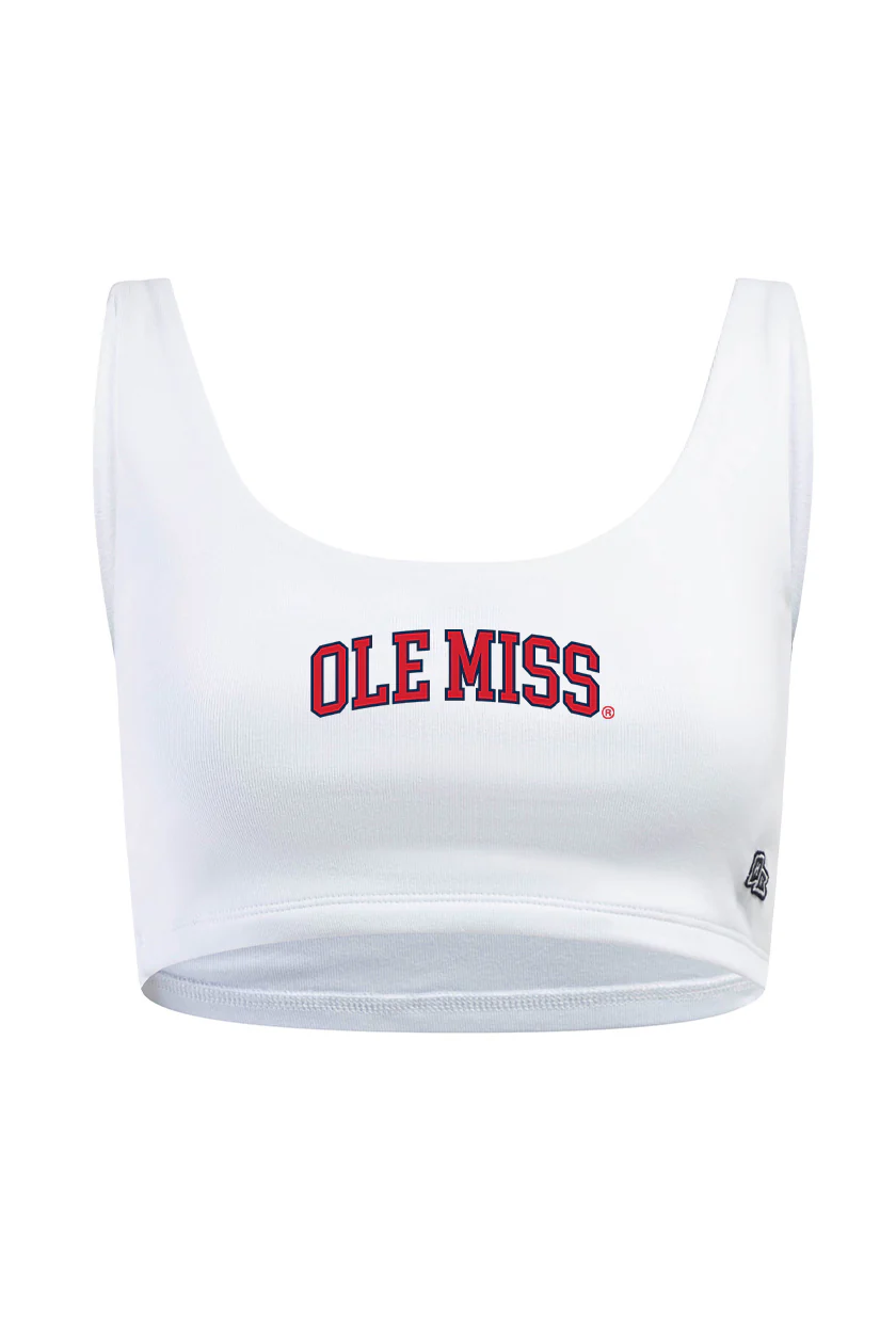 Ole Miss Scoop Neck Crop Top - Image 5