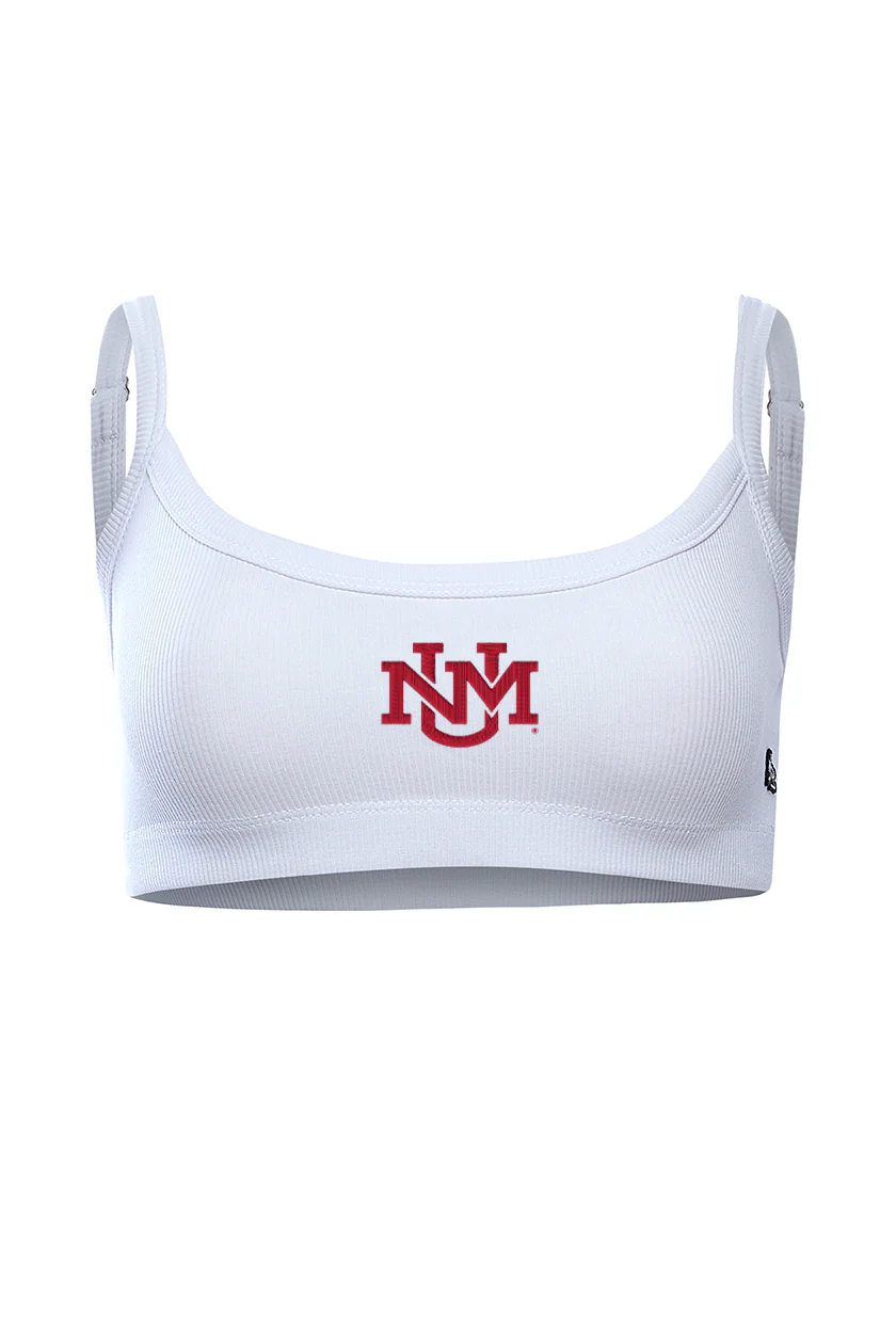 University of New Mexico Rib Bra Top