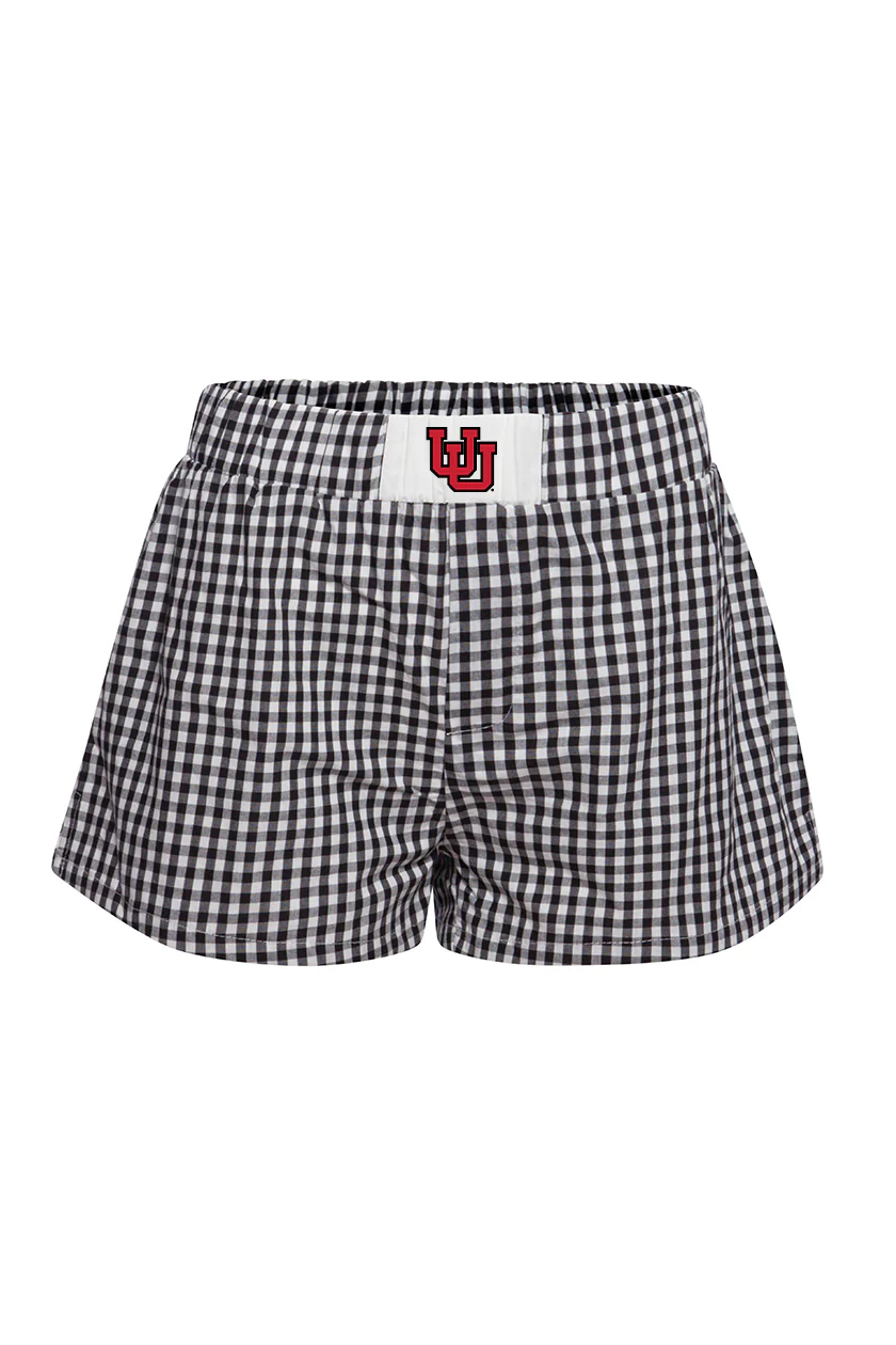 University of Utah Gameday Gingham Shorts - Image 4
