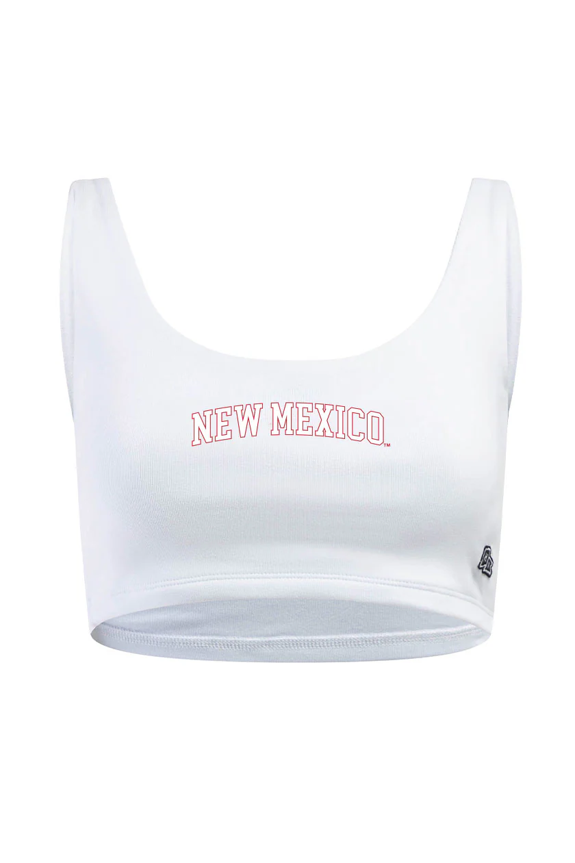 UNM | Scoop Neck Crop Top