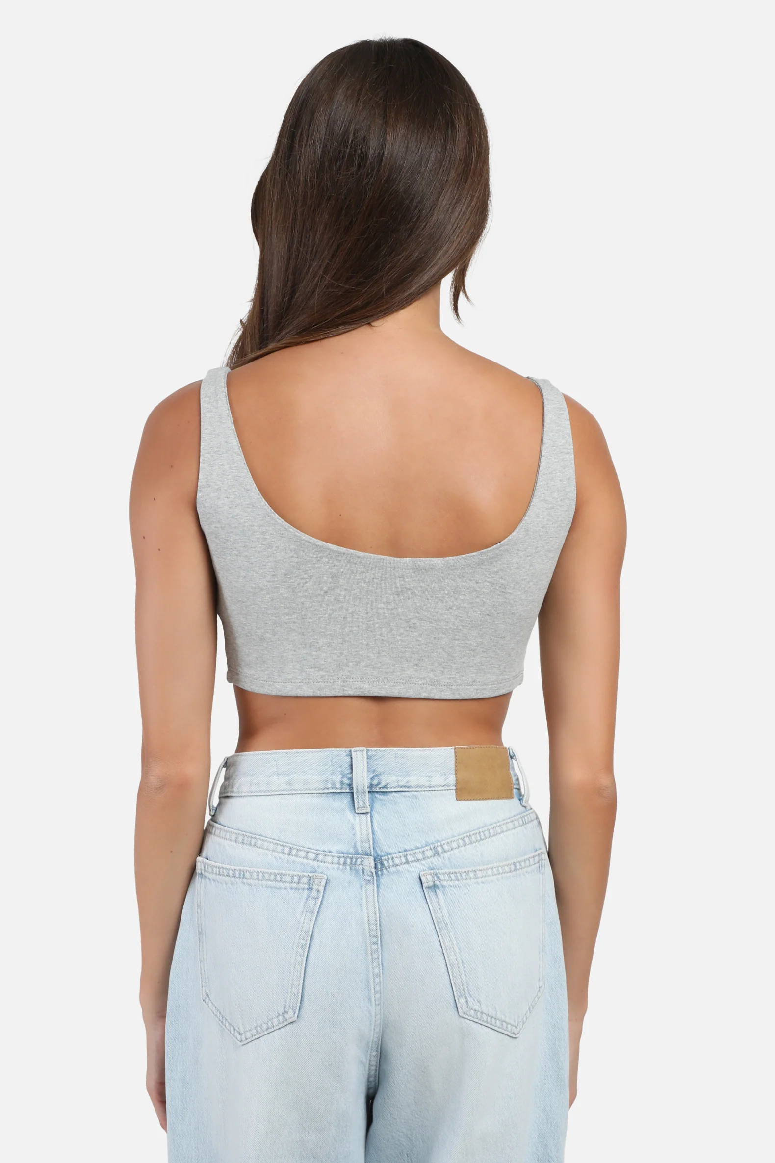 Yale University Scoop Neck Crop Top - Image 3