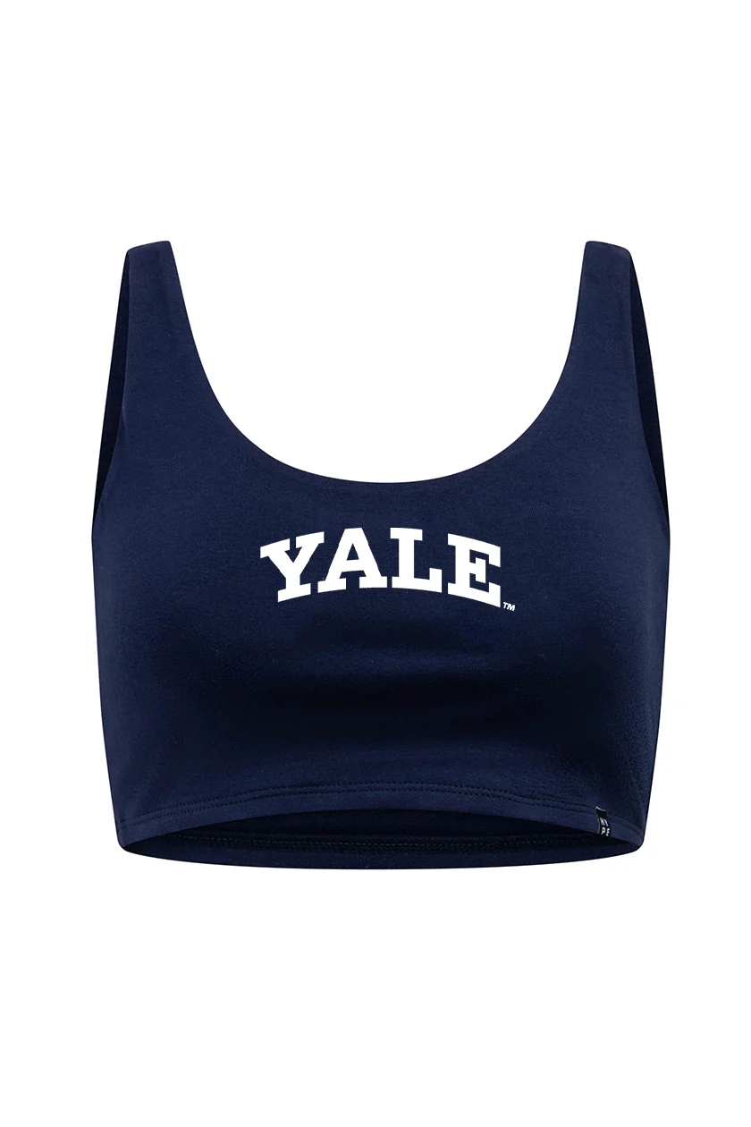 Yale University Scoop Neck Crop Top - Image 8