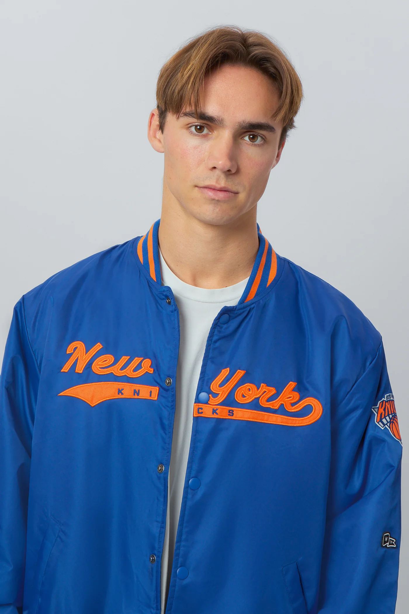 New York Knicks A-Game Varsity Jacket - Image 2