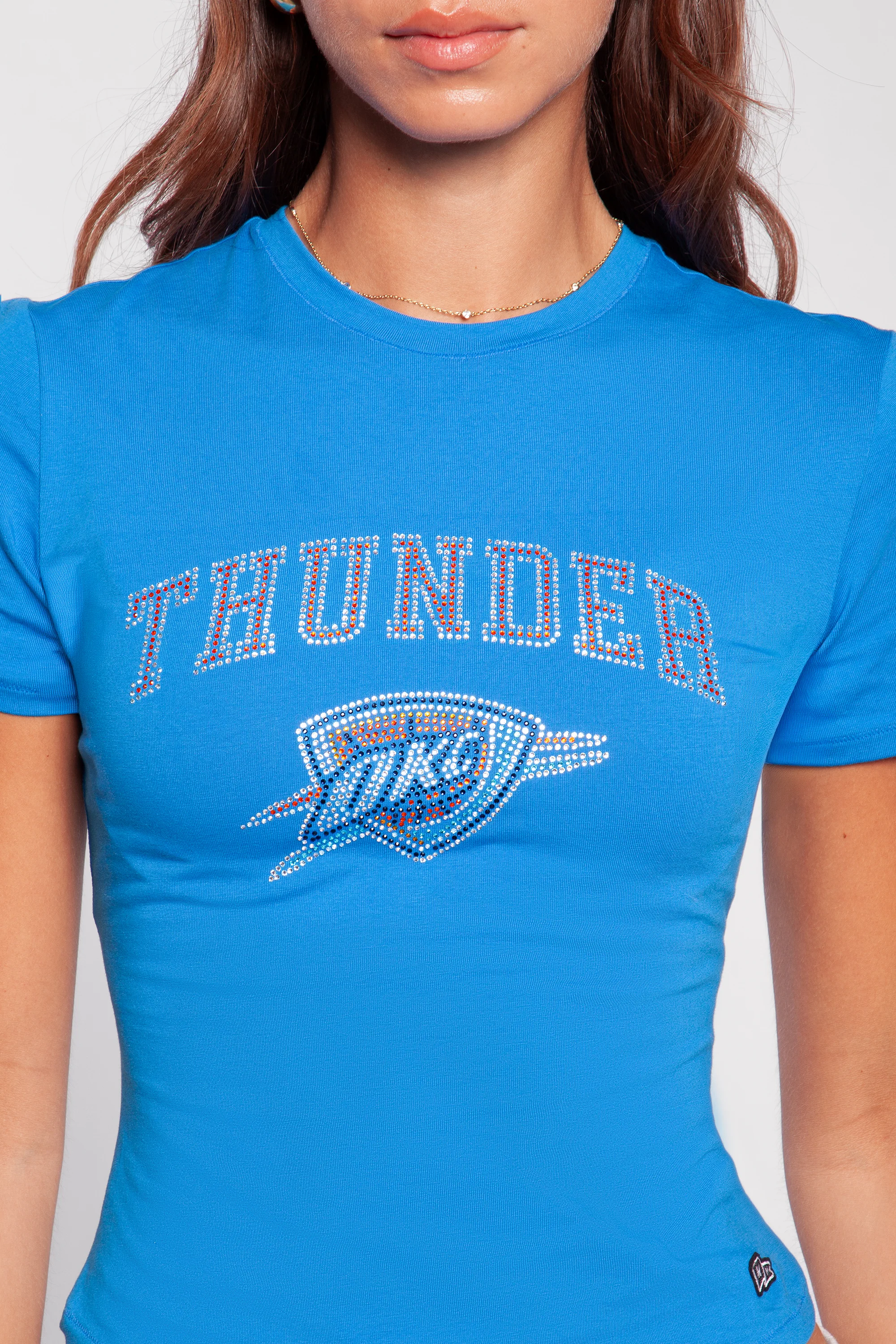 Oklahoma City Thunder Rhinestone T-Shirt - Image 2