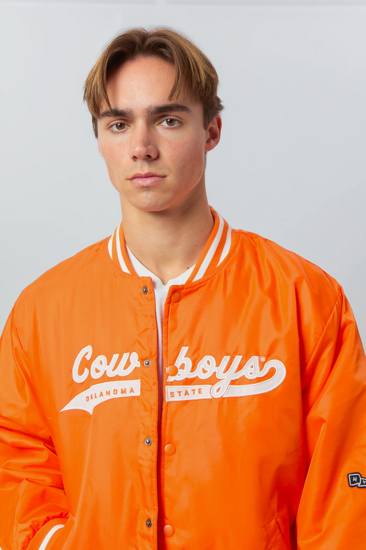 Oklahoma State A-Game Varsity Jacket - Image 6